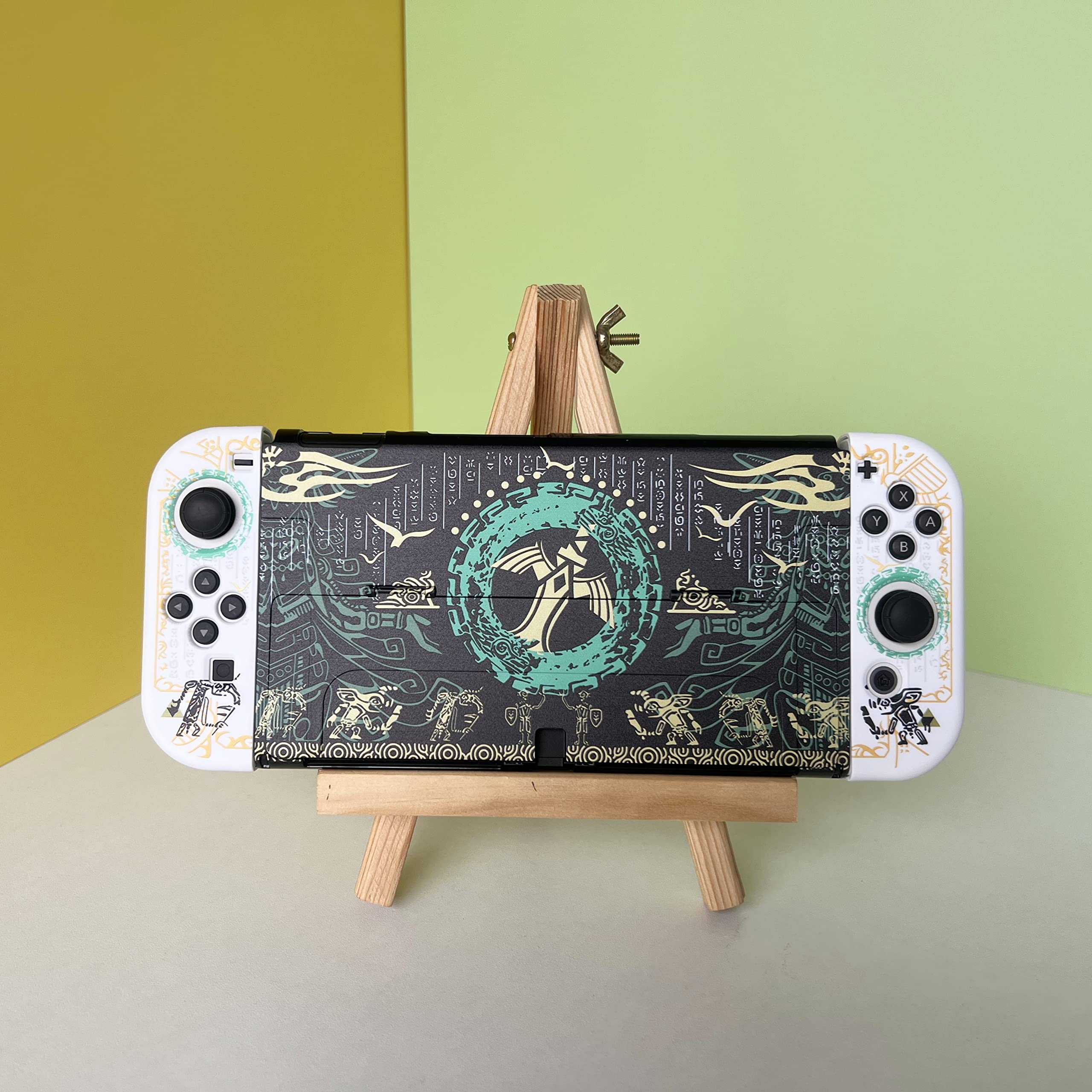 Shockproof Protective Case for Nintendo Switch OLED - Dockable Cover with Scratch-Resistant Shell & Silicone Skin Set | Compatible with Joy-Con | Perfect for Gaming, Travel & Home Entertainment