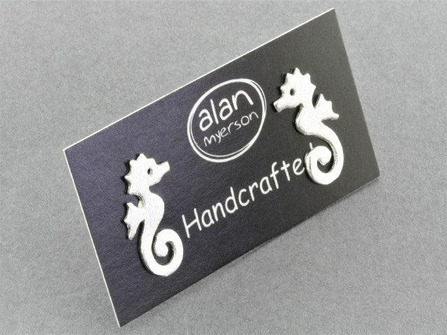 Seahorse Stud Earrings for Women - Sterling Silver or Gold Plated - Perfect for Daily Wear, Gifts, and Special Occasions
