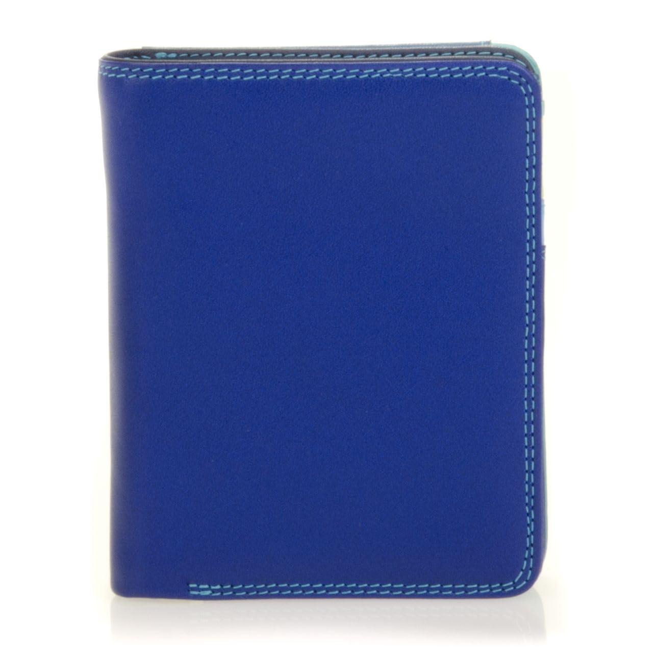 Mywalit Medium Zip Wallet with 3 Card Slots, ID Window, Note Section & Coin Pockets - Includes Pen | Perfect for Everyday Use, Travel & Business (Black)