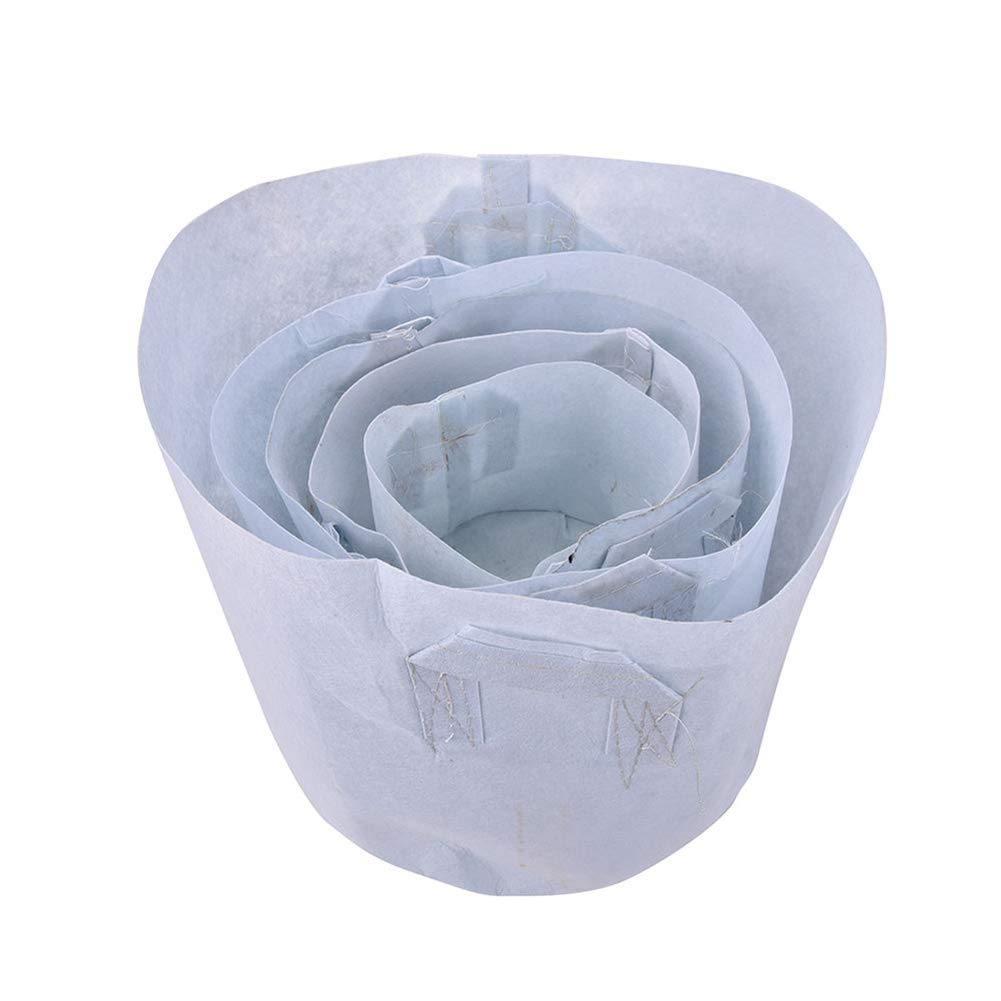 7 Gallon Garden Plant Grow Bags with Handles - Round Fabric Pots for Vegetables, Flowers & Herbs | Breathable Root Container for Healthy Plant Growth | Ideal for Indoor/Outdoor Gardening, Balcony & Patio Planting