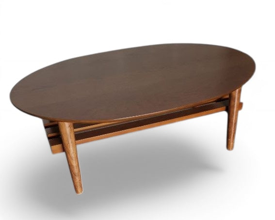 Stylish Oval Coffee Table - Modern Living Room Centerpiece for Home Decor & Entertaining