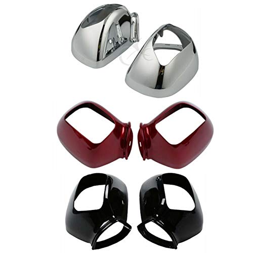 Honda Goldwing GL1800 2001-2011 Motorcycle Side Mirrors Replacement - Left & Right Rear View Mirror Housing Case Cover (Black) | Perfect for Road Trips & Daily Commuting