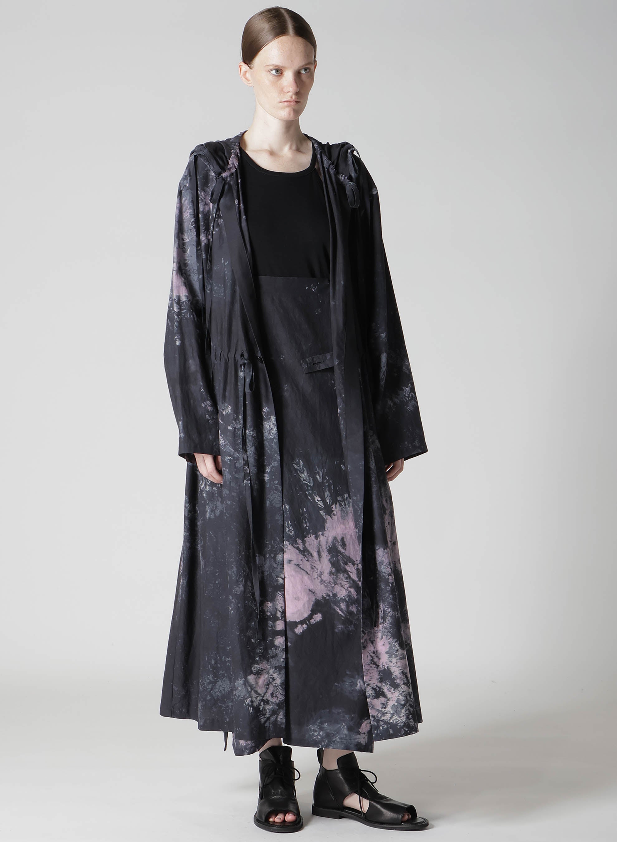 CU/C Twill Threne Dye Hoodie Coat - Stylish Unisex Pullover for Casual Wear & Outdoor Activities