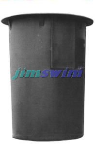 18x22 Sump Basin with Poly Cover - Heavy Duty Water Collection for Basements, Crawl Spaces & Flood Control