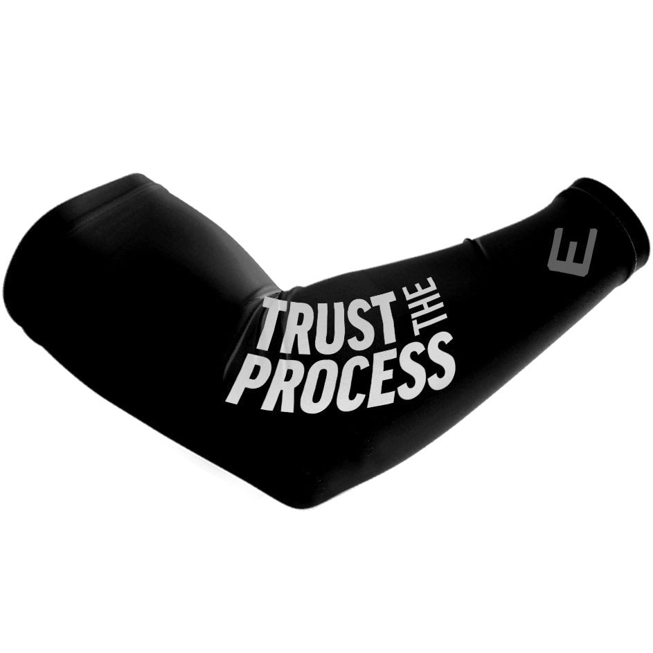 Trust The Process Basketball Arm Sleeve - Compression Sleeves for Sports & Workout - Perfect for Basketball, Running, Gym & Outdoor Activities