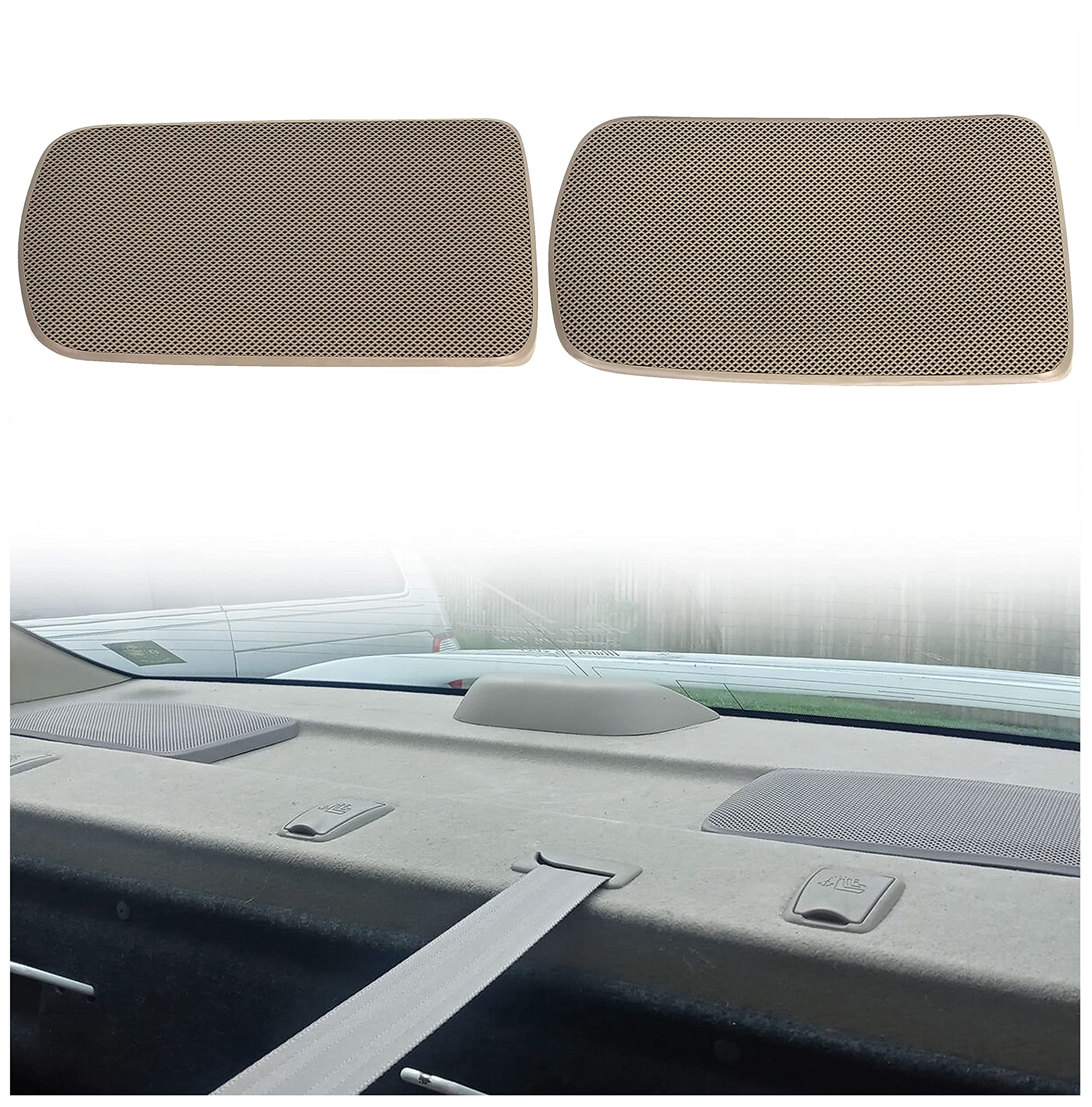 ECOTRIC Rear Speaker Grille Covers for 2002-2006 Toyota Camry - Replacement for Part #T1A-04007-521AA-E0 - Perfect for Car Audio Upgrades & Interior Restoration