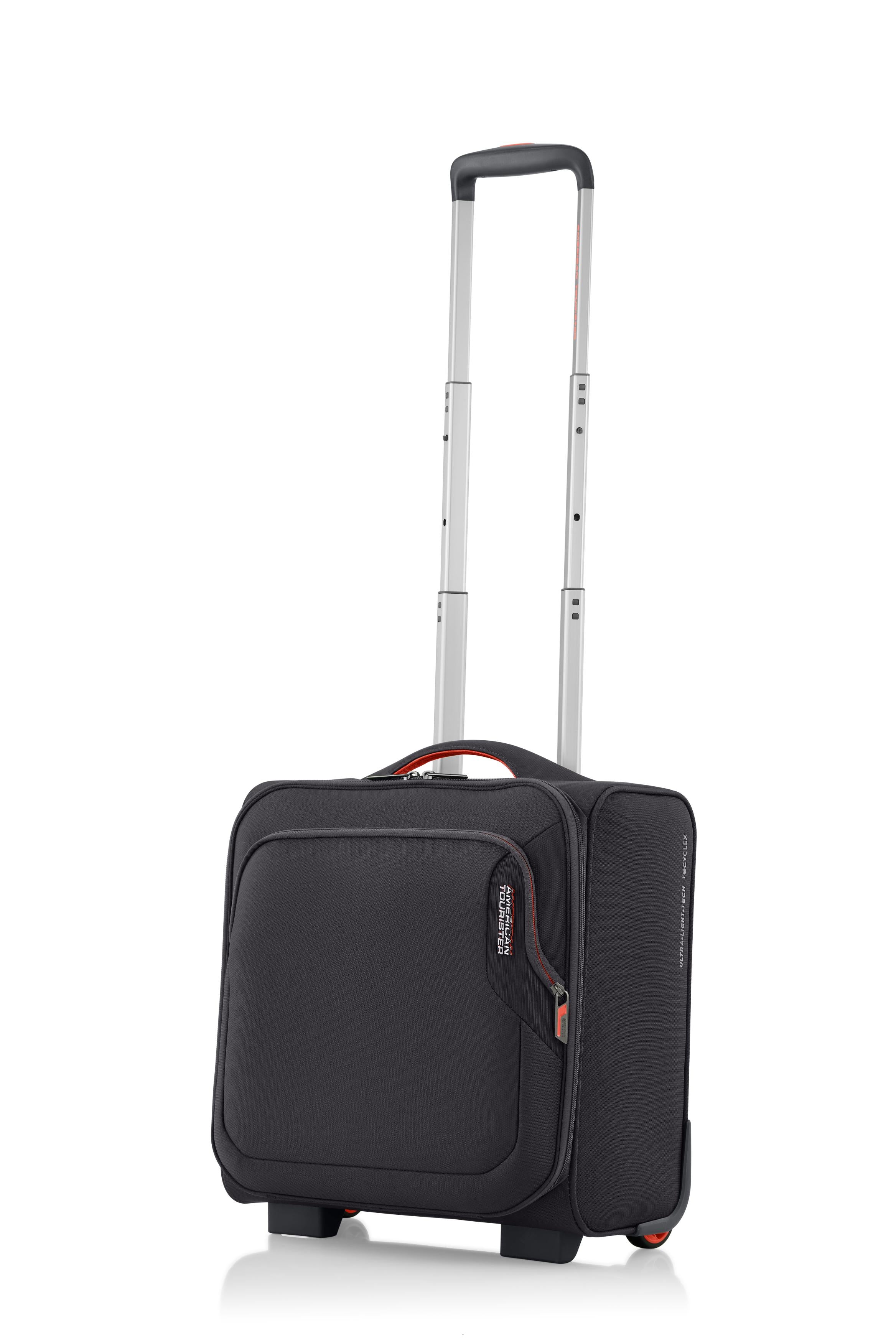 American Tourister Applite 5.0 Underseater Carry-On Luggage - Lightweight Grey Cabin Bag for Air Travel, Perfect Under Seat Storage for Business Trips & Weekend Getaways