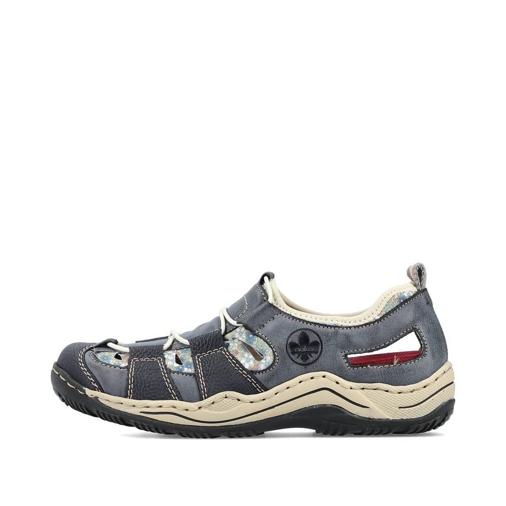 Rieker Women's Comfortable Slip-On Loafers - Stylish Casual Shoes for Work, Travel & Everyday Wear