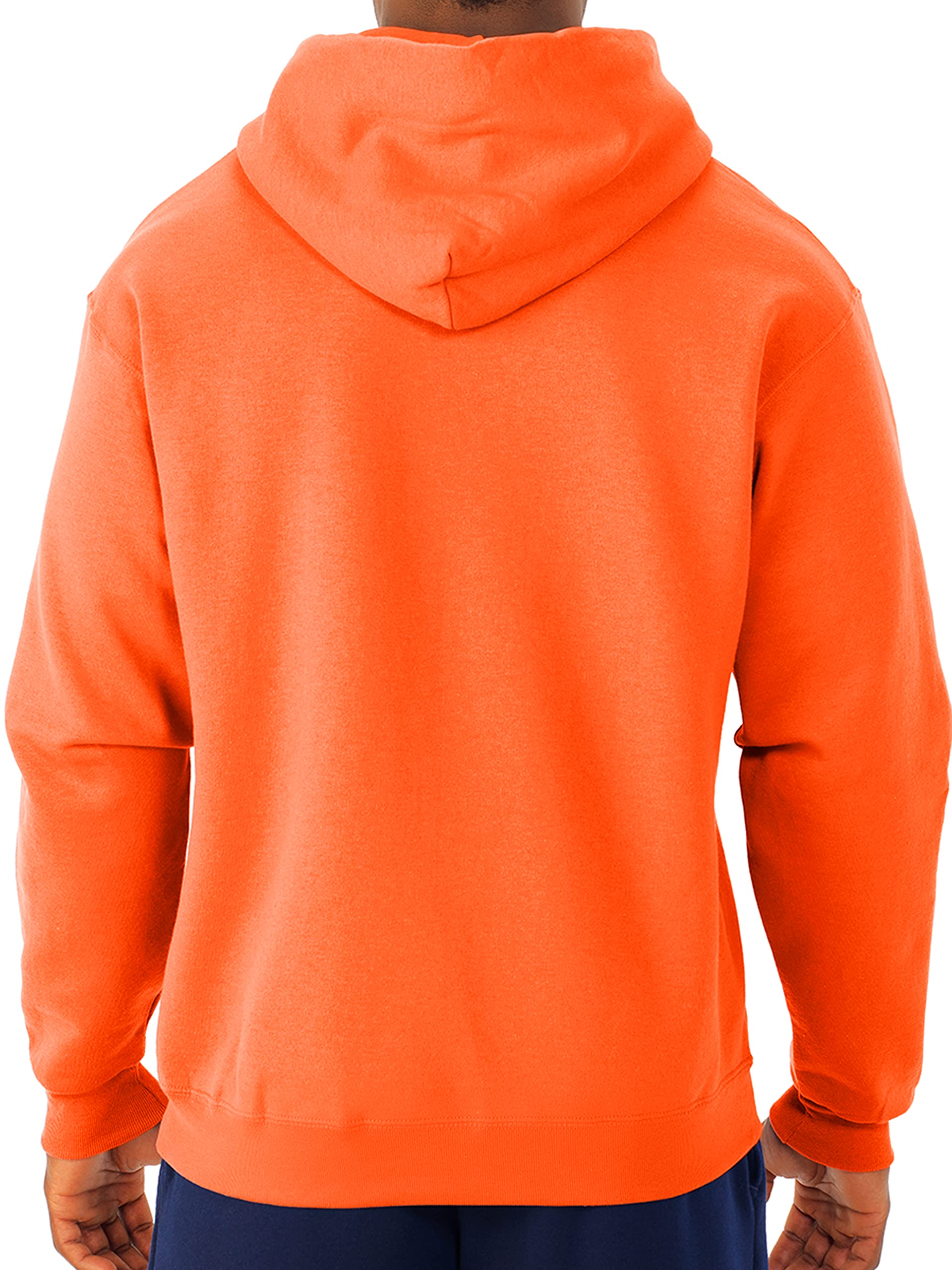Jerzees Men's NuBlend Fleece Hoodie - Safety Orange, 3XL - Soft & Warm Pullover Sweatshirt for Casual Wear, Outdoor Activities & Gym