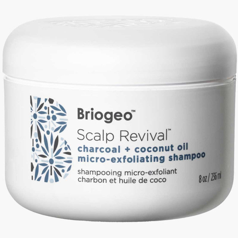 Briogeo Scalp Revival Charcoal + Coconut Oil Micro Exfoliating Shampoo for Dry, Itchy Scalp – Detox & Exfoliate with Natural Ingredients for Healthy Hair Care