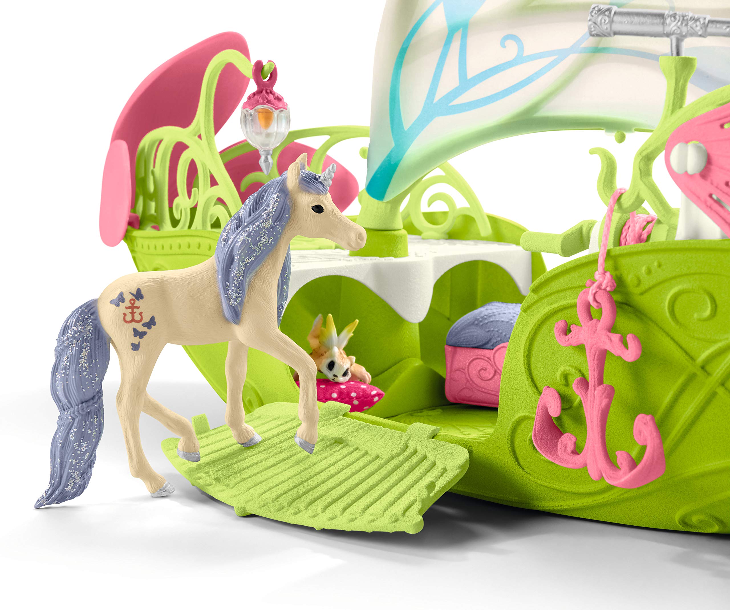 Schleich Bayala 19-Piece Fairy Playset with Sera's Magical Flower Boat - Fantasy Toy for Kids Ages 5-12 - Perfect for Imaginative Play & Storytelling Adventures