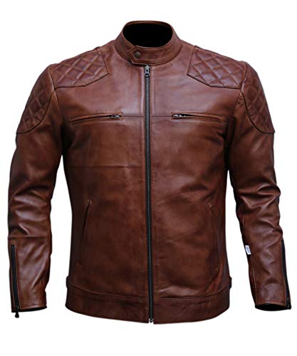 Moto Zip-up (Wax-brown)