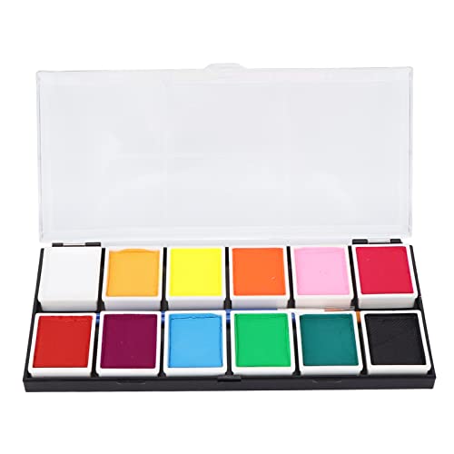 Professional Quick-Drying Face & Body Paint - Non-Toxic, Easy Wash Off for Halloween, Cosplay & Christmas Costumes - Perfect for Parties, Festivals & Themed Events