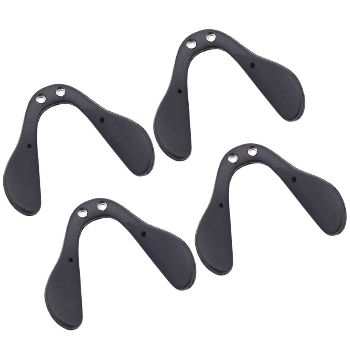 4 Pairs Kids Bike Glasses Nose Pads - Soft Air Chamber Cushion for Children's Bicycle Eyewear - Comfortable Rubber Nose Bridge Pads for Sports & Outdoor Activities