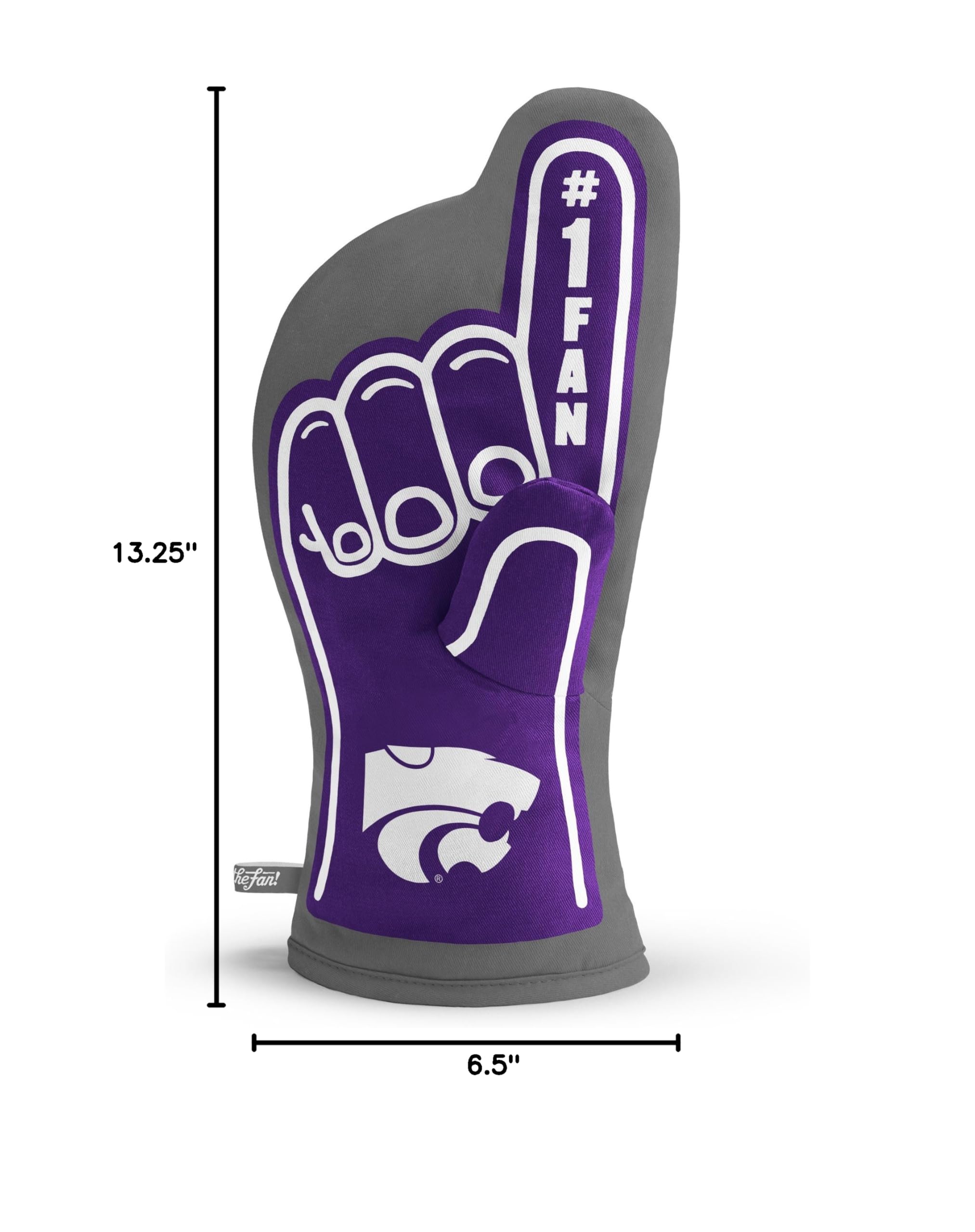 YouTheFan NCAA #1 Oven Mitt - Heat Resistant Kitchen Glove for Baking, Grilling & Cooking - Perfect for College Sports Fans & Game Day Parties