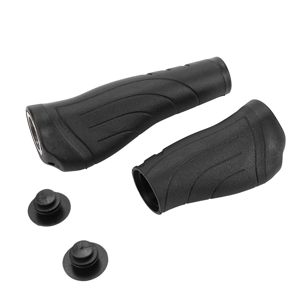 **ANKROYU Mountain Bike Grips - Ergonomic, Anti-Slip Short & Long Bicycle Handles for MTB, Folding Bikes - Perfect for Trail Riding, Commuting & Off-Road Adventures**