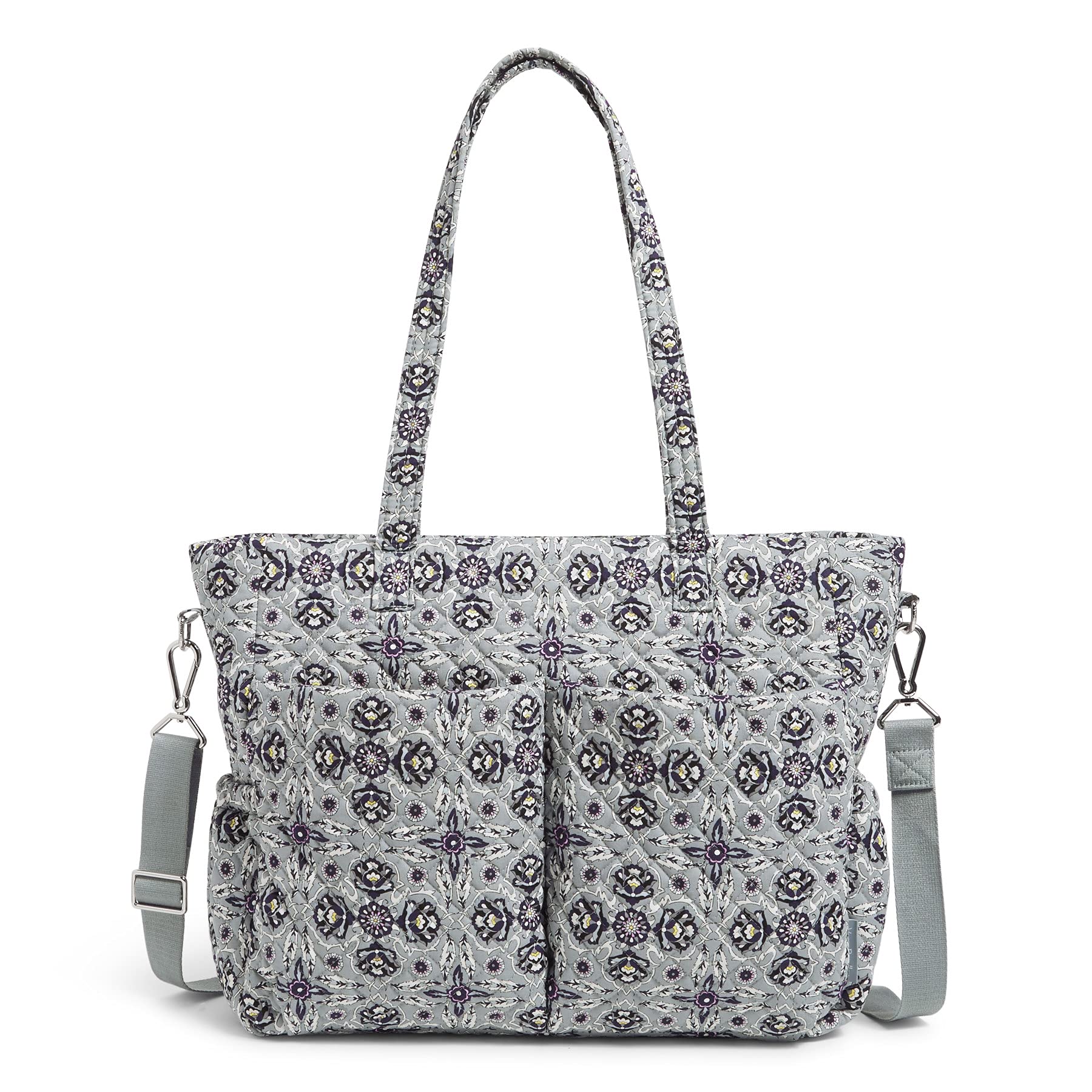 Vera Bradley Cotton Ultimate Baby Diaper Bag - Large Tote with Multiple Pockets for Diapers, Wipes & Essentials - Perfect for Travel, Daycare & On-the-Go Parents
