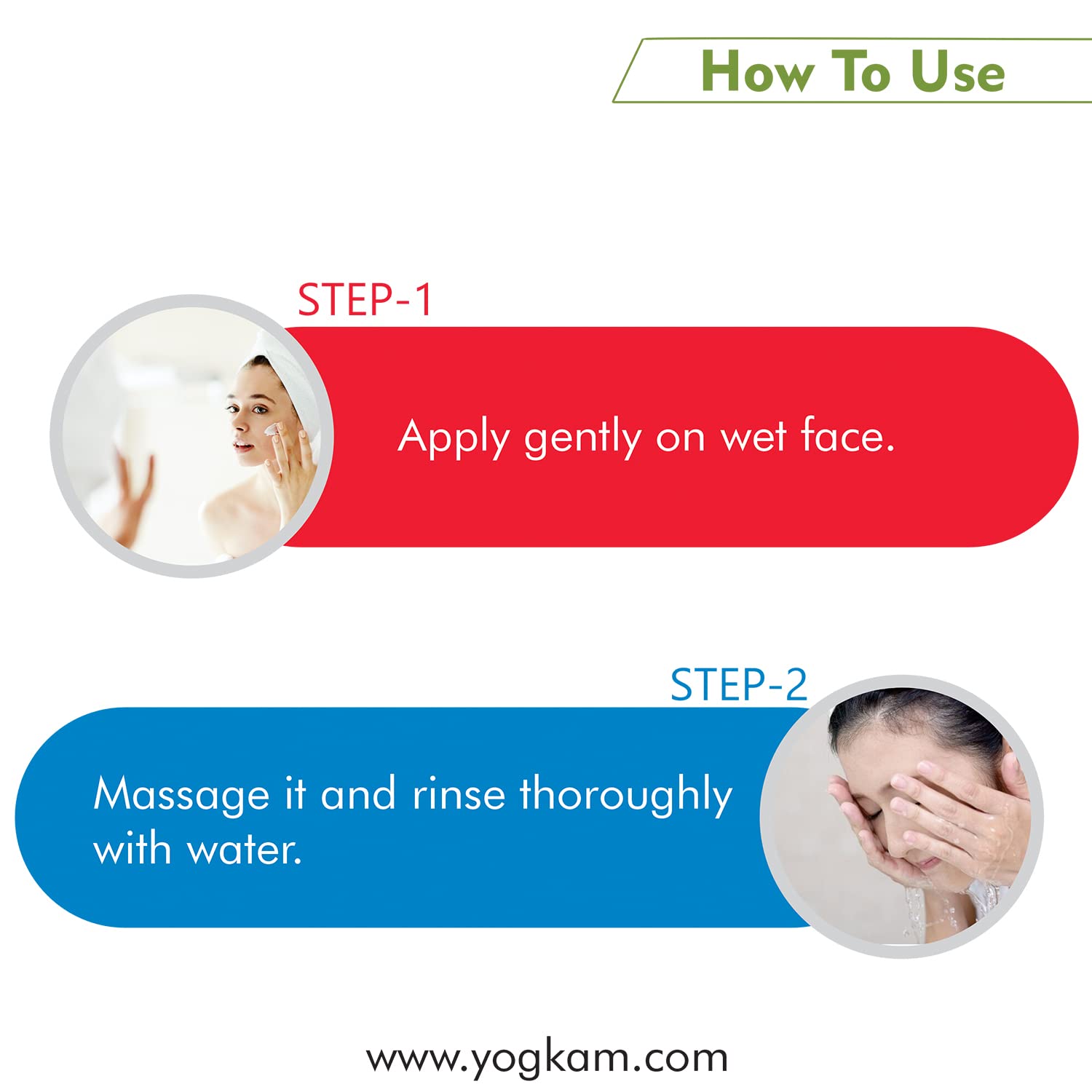 YogKam Ayurveda Vitamin C Face Wash for Glowing Skin - 100ml | Brightening & Anti-Aging Cleanser | Perfect for Daily Skincare Routine & Acne-Prone Skin