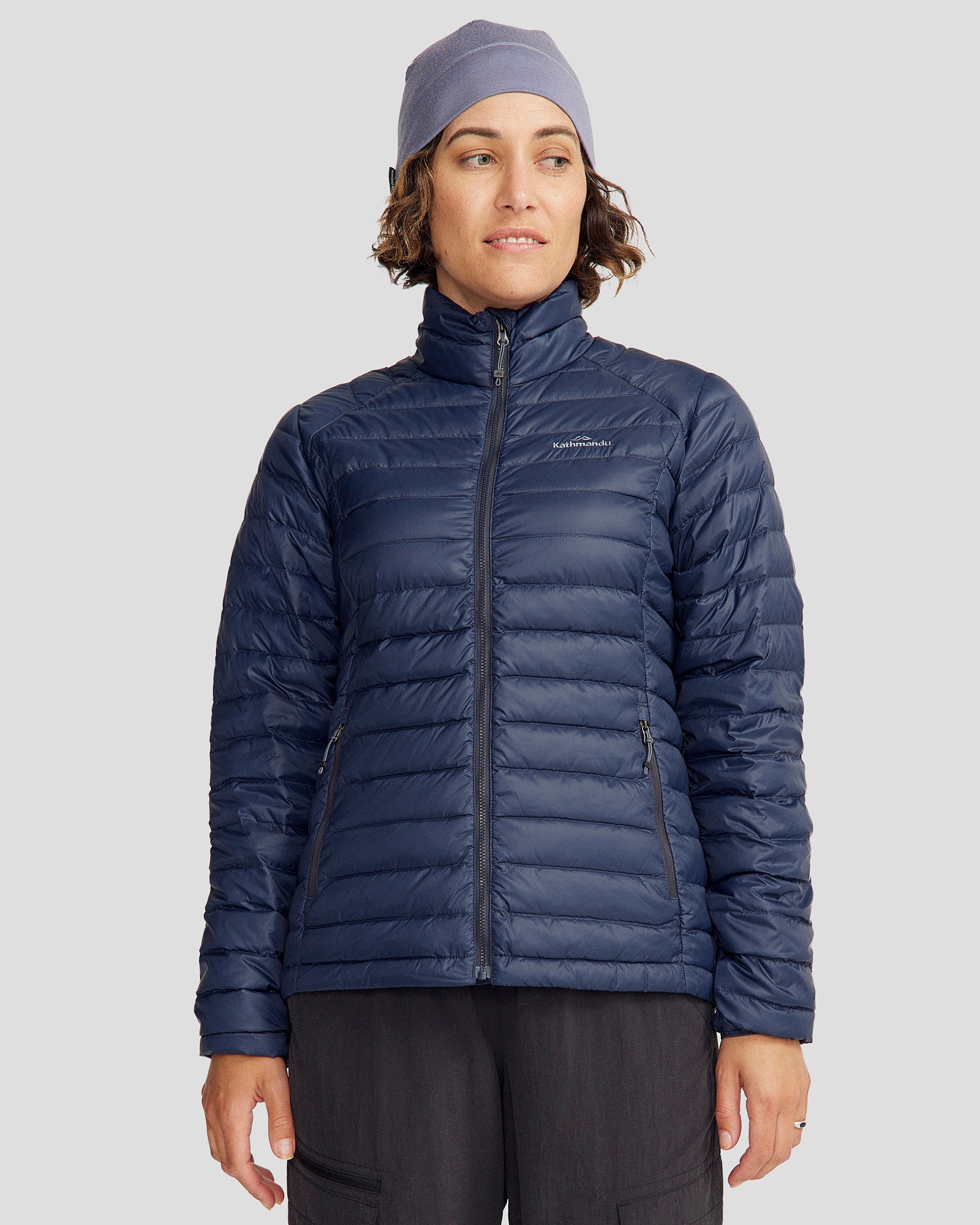 Women's Heli Down Jacket 4.0 - Lightweight Warm Winter Coat, Waterproof & Windproof, Pure Navy Blue - Perfect for Skiing, Hiking & Cold Weather Outdoor Activities