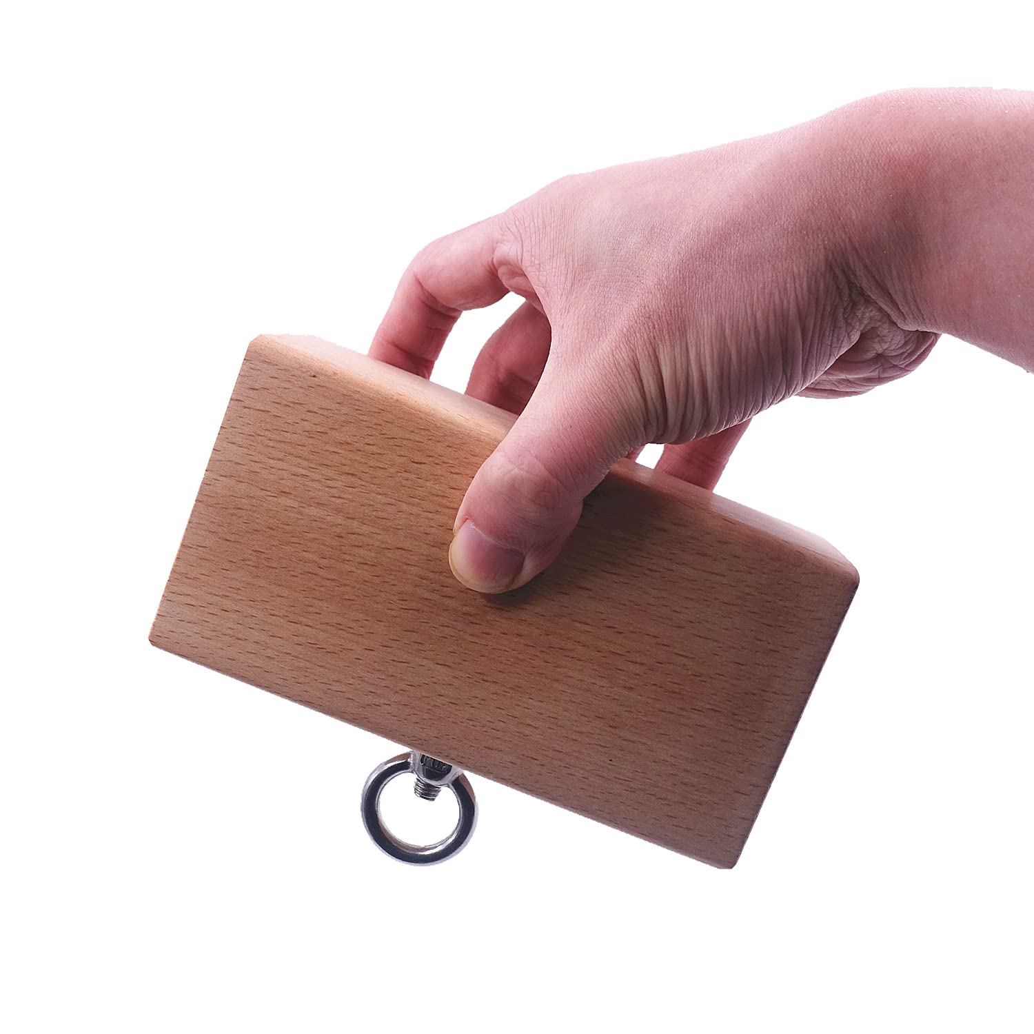 Wooden Pinch Block Grip Trainer - Premium Climbing Power Grip Forearm & Finger Strengthener for Rock Climbing, Weightlifting, and Functional Strength Training
