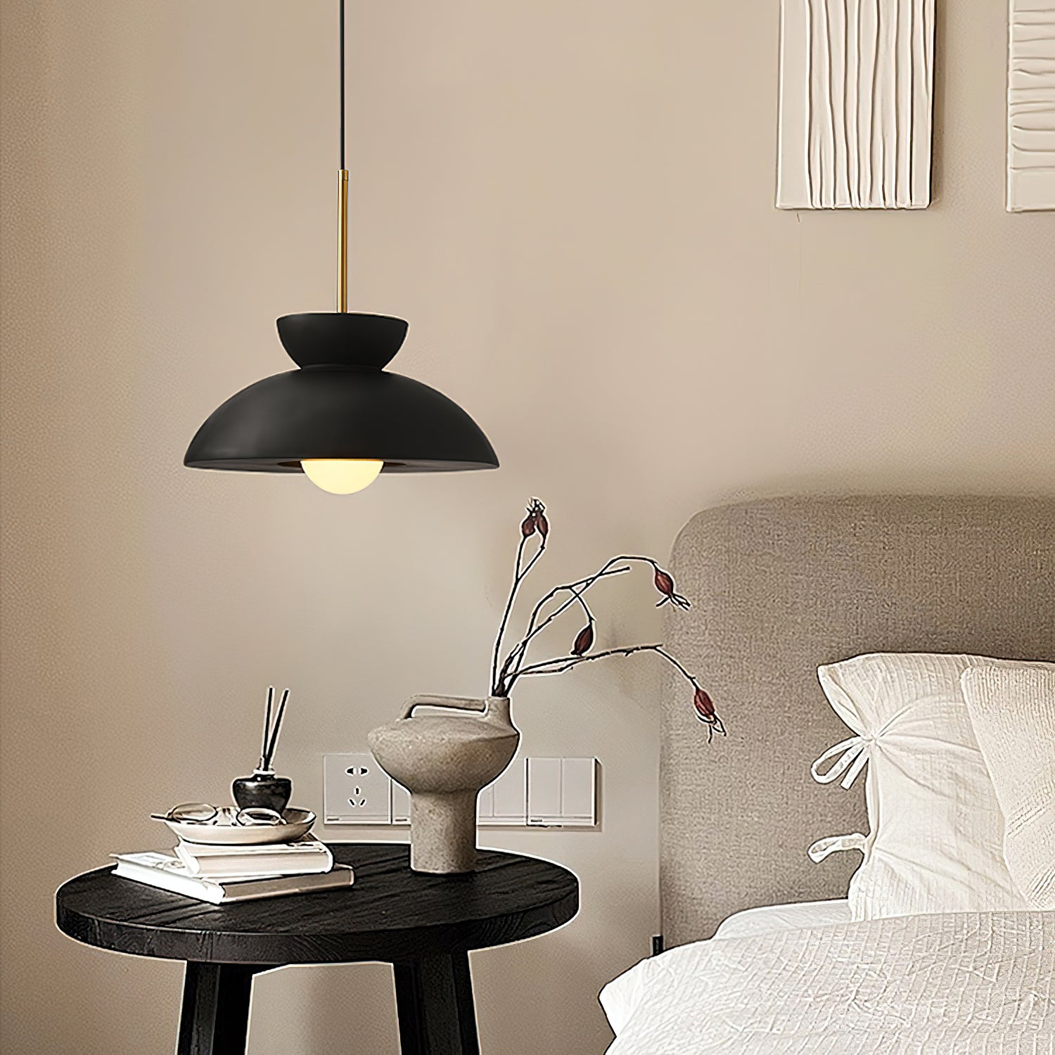 Augustus Pendant Lamp - Modern Hanging Light Fixture for Kitchen Island, Dining Room & Bedroom | Dimmable LED Chandelier with Adjustable Height
