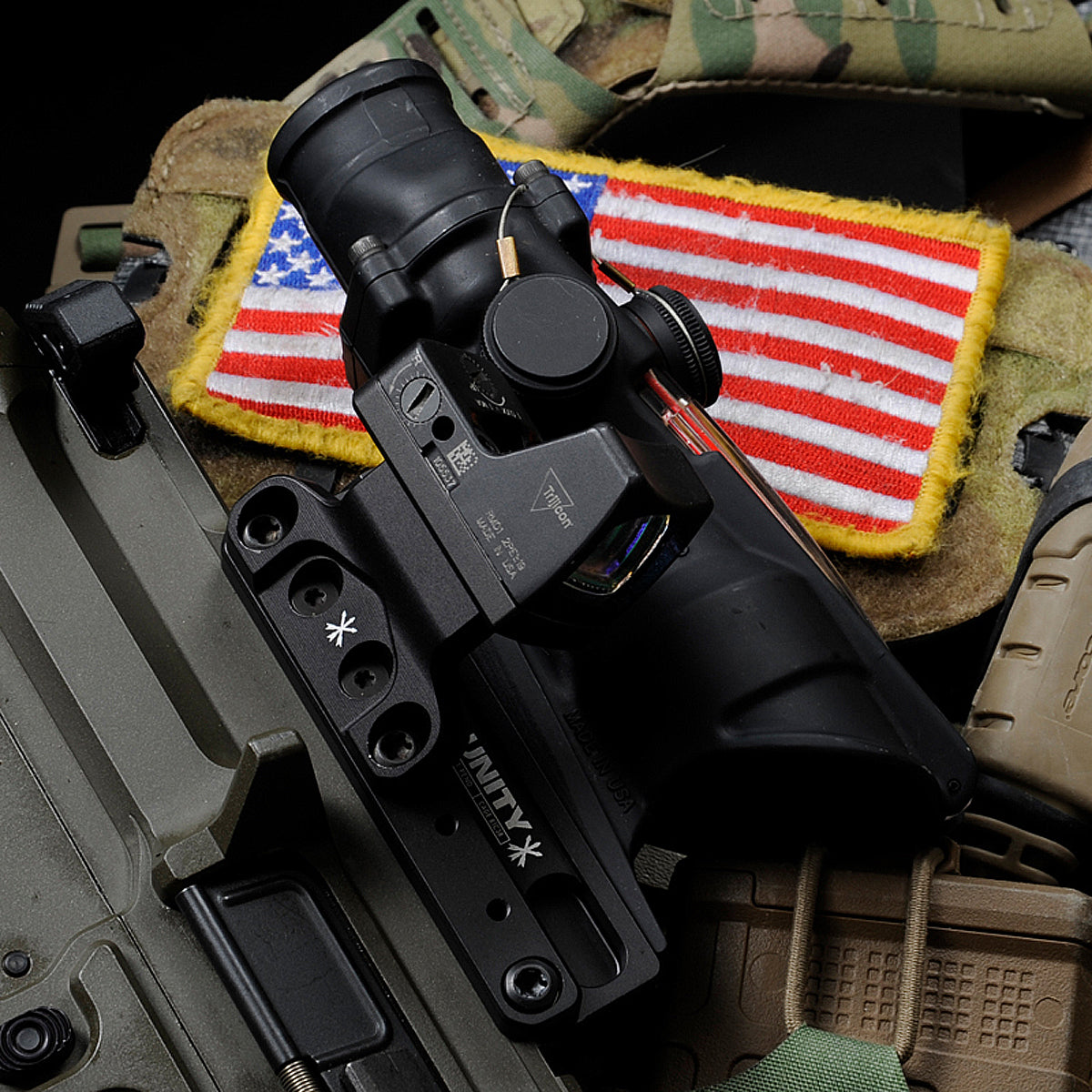 Unity Tactical FAST COG Series - Lightweight Picatinny Rail Mounted Combat Grip for AR-15, M4, and Tactical Rifles | Perfect for Competitive Shooting, Hunting, and Home Defense