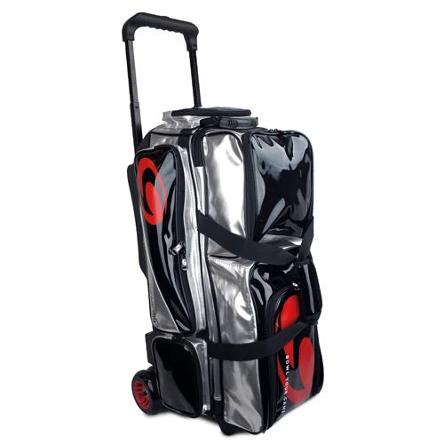 GENESIS DUALLY 3 Ball Bowling Roller - Heavy Duty Bowling Ball Carrier with 3 Ball Capacity - Perfect for League Play & Tournament Bowling