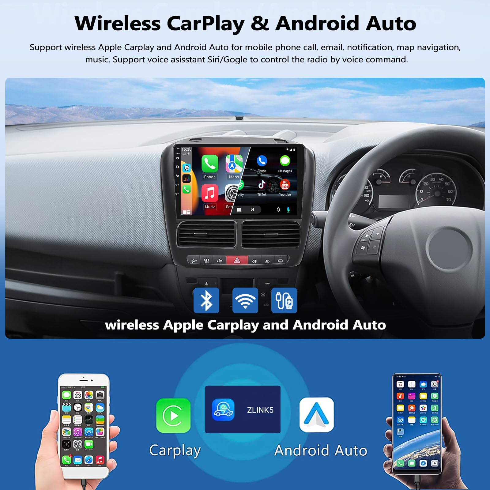 2G+64G Android 13 Car Stereo for Opel Vauxhall Combo & Fiat Doblo | 9