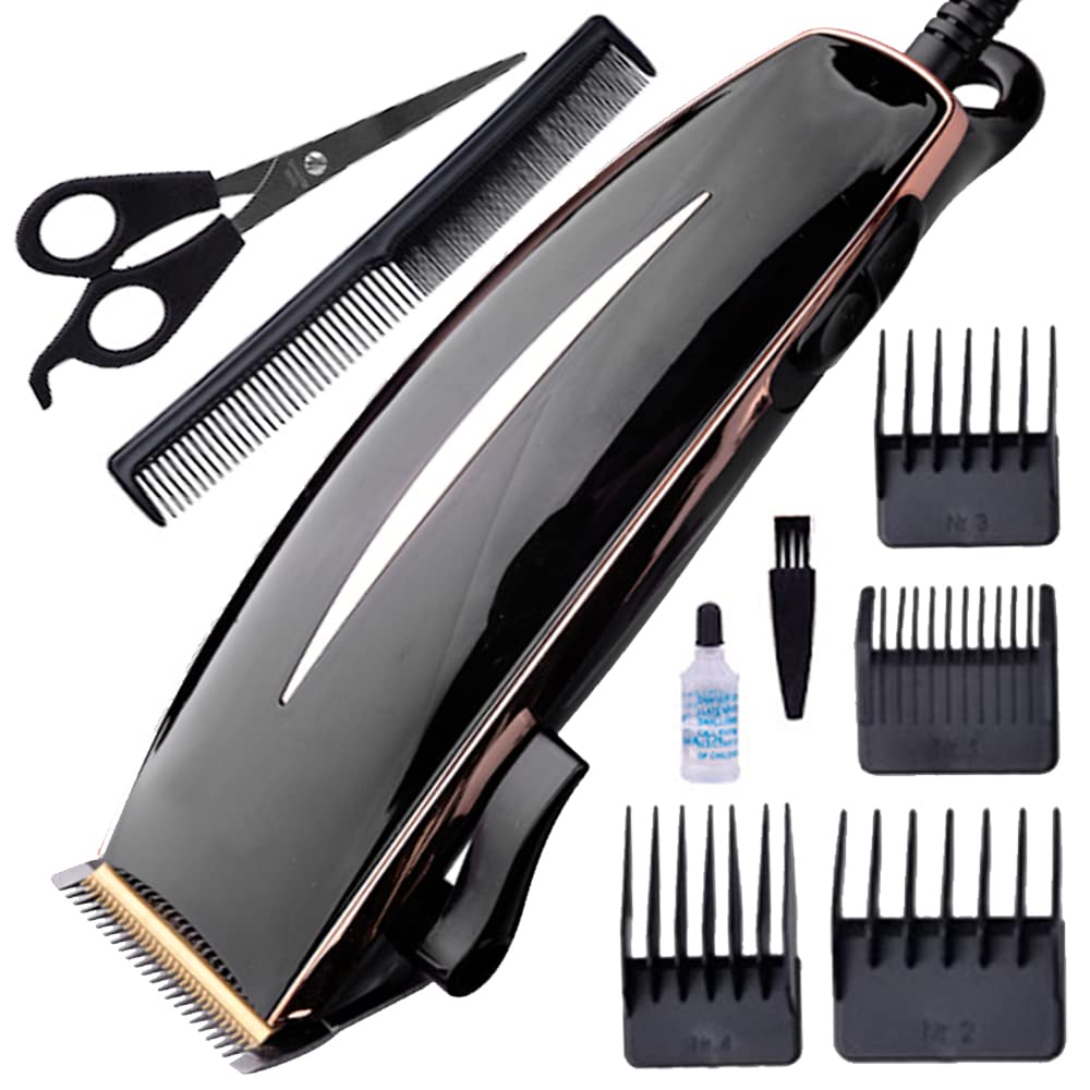 Professional DSP High-Speed Hair Clipper - Cordless Electric Trimmer for Men with Low Noise & Ergonomic Design - Perfect for Home Haircuts, Beard Trimming, and Body Grooming