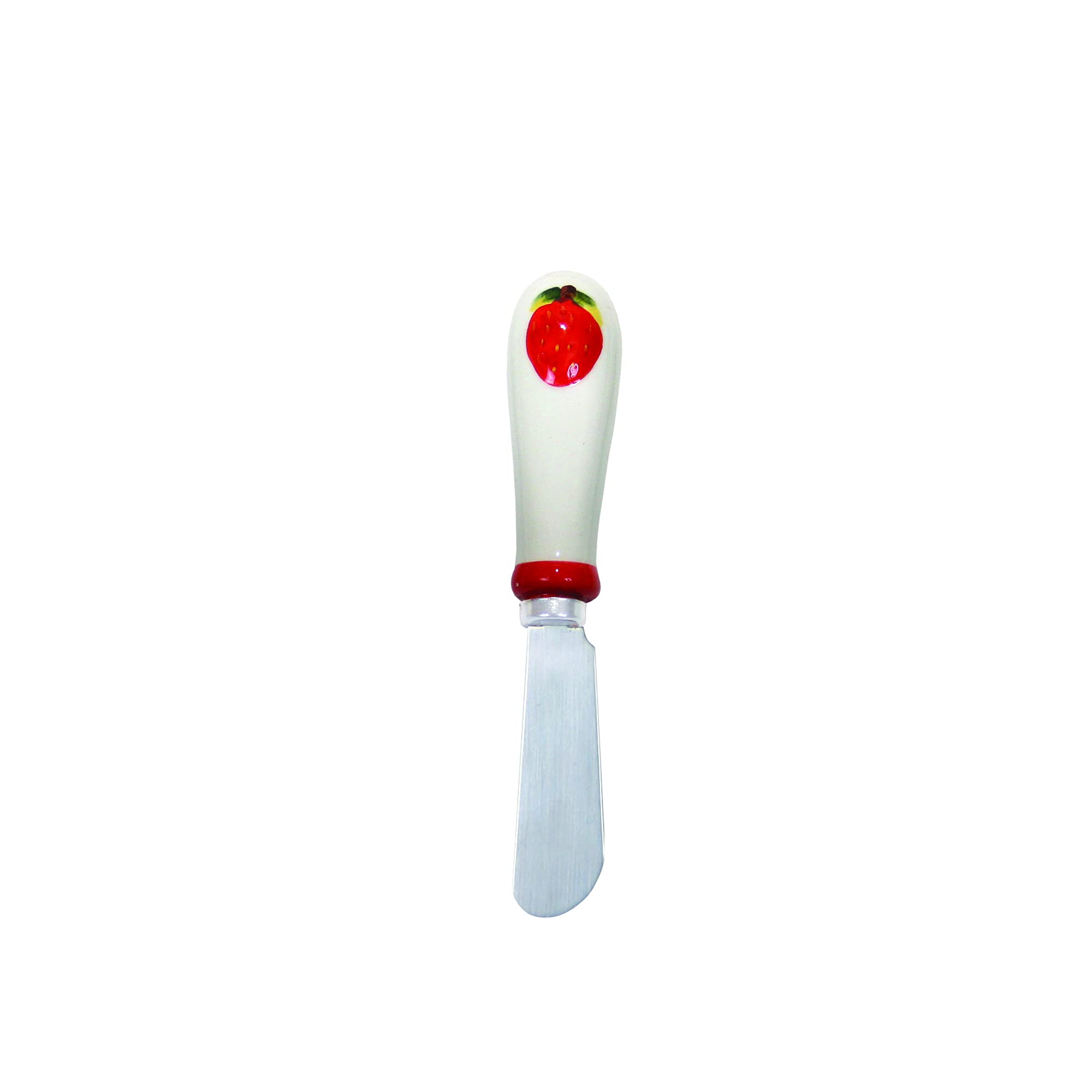 4-Piece Ceramic Spreader Knife Set for Fruits - Perfect for Smoothing Frosting, Jam & Cream Cheese on Cakes, Toast & Desserts