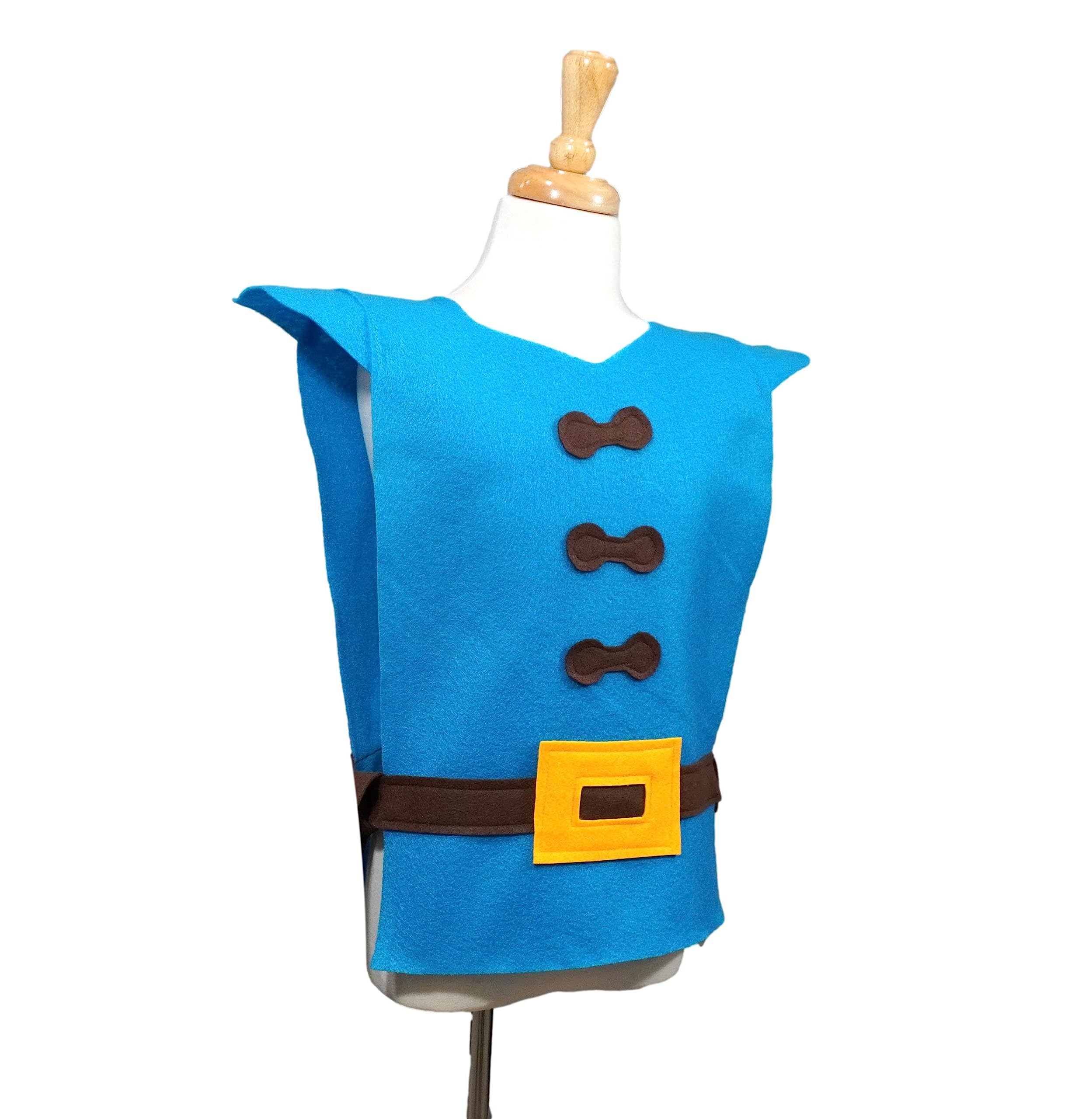 Flynn Rider Costume Tunic for Kids & Adults - Rapunzel Inspired Outfit (Sizes 4-9 Years) | Perfect for Halloween, Cosplay & Disney Theme Parties