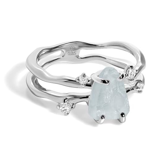 Silver Aquamarine - Flow