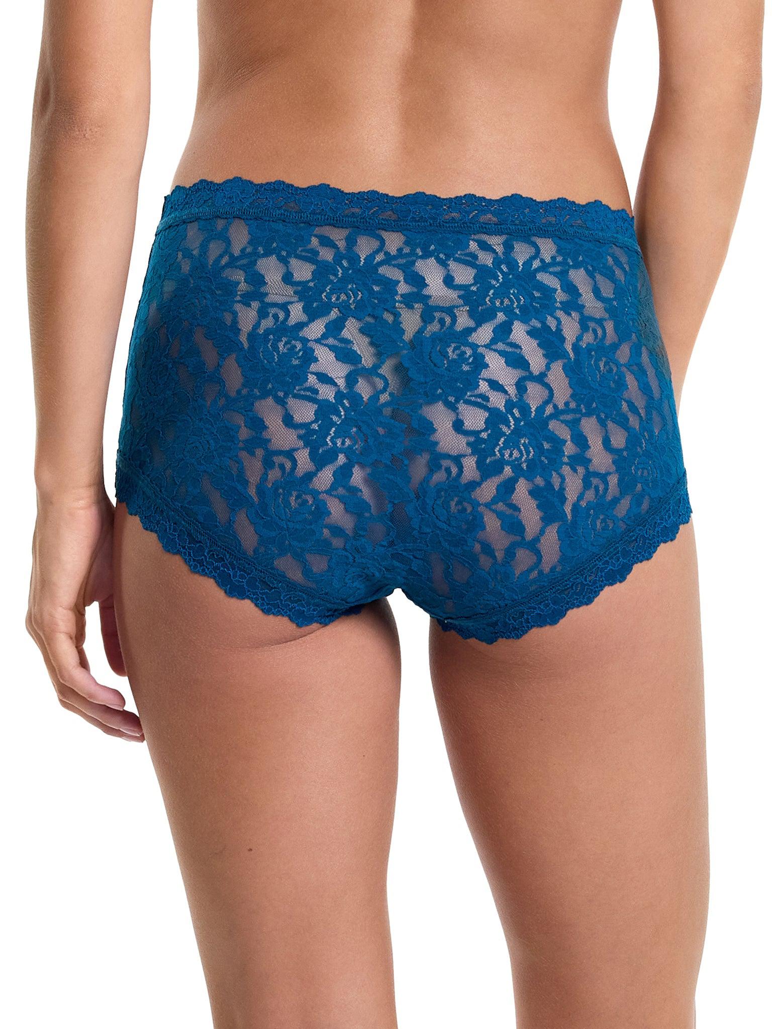 Signature Lace High Rise Boyshort Panties - Comfortable Women's Underwear for Everyday Wear & Special Occasions