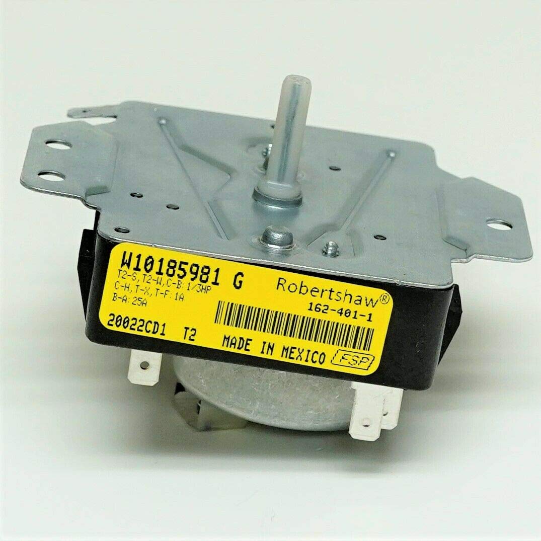 Whirlpool WP-W10185981 Dryer Timer Control Replacement Part - Compatible with AP6016540 & PS11749830 - Perfect for Washer & Dryer Repair and Maintenance