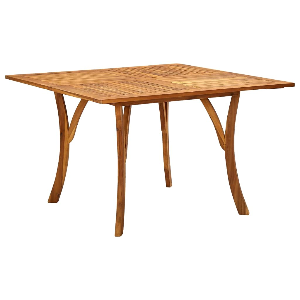 Solid Acacia Wood Square Pub Table 47.2