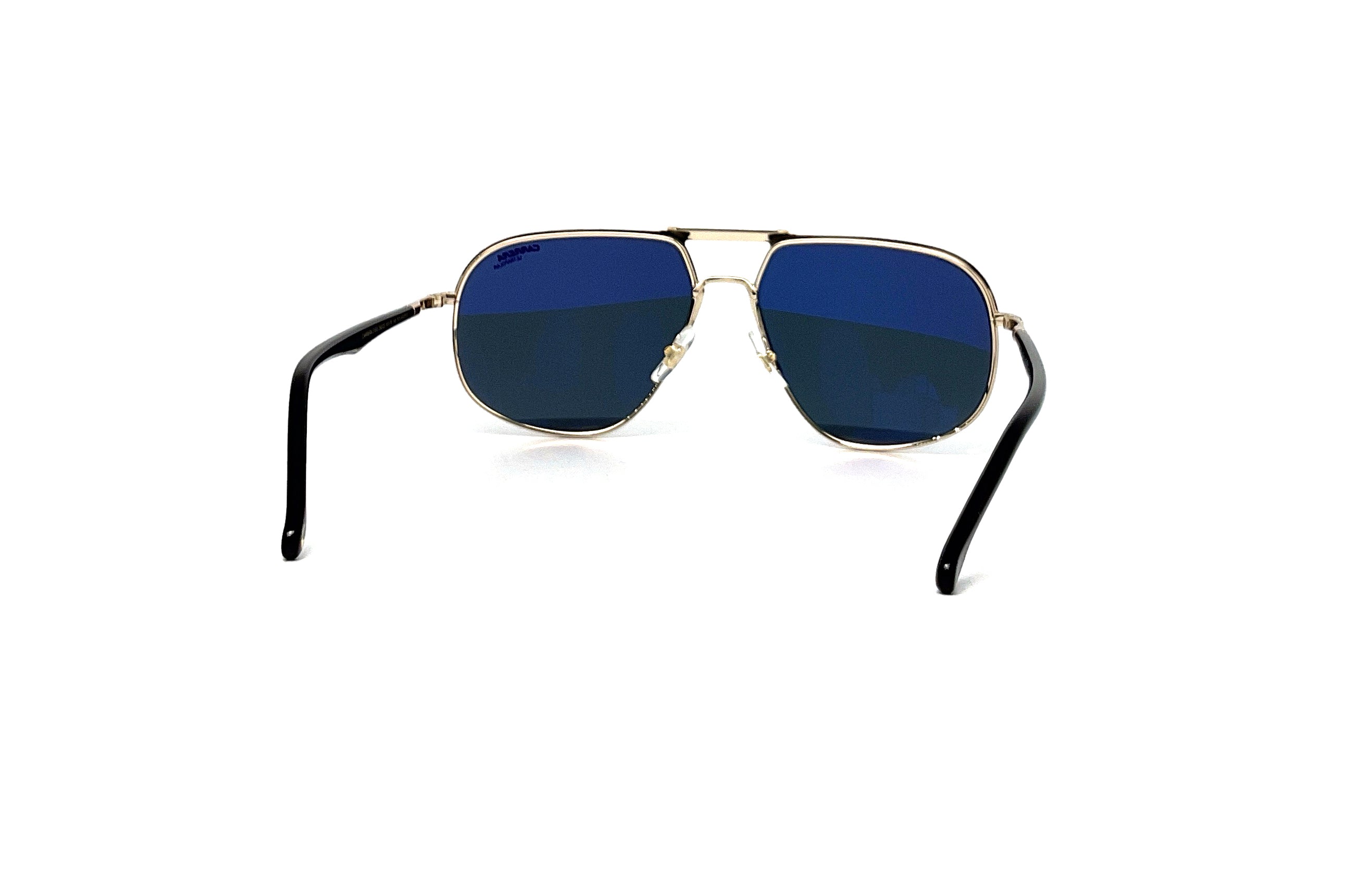 Carrera 318/S Sunglasses - Blue & Gold Aviator Style for Men & Women - UV Protection, Polarized Lenses - Perfect for Driving, Outdoor Sports & Fashion