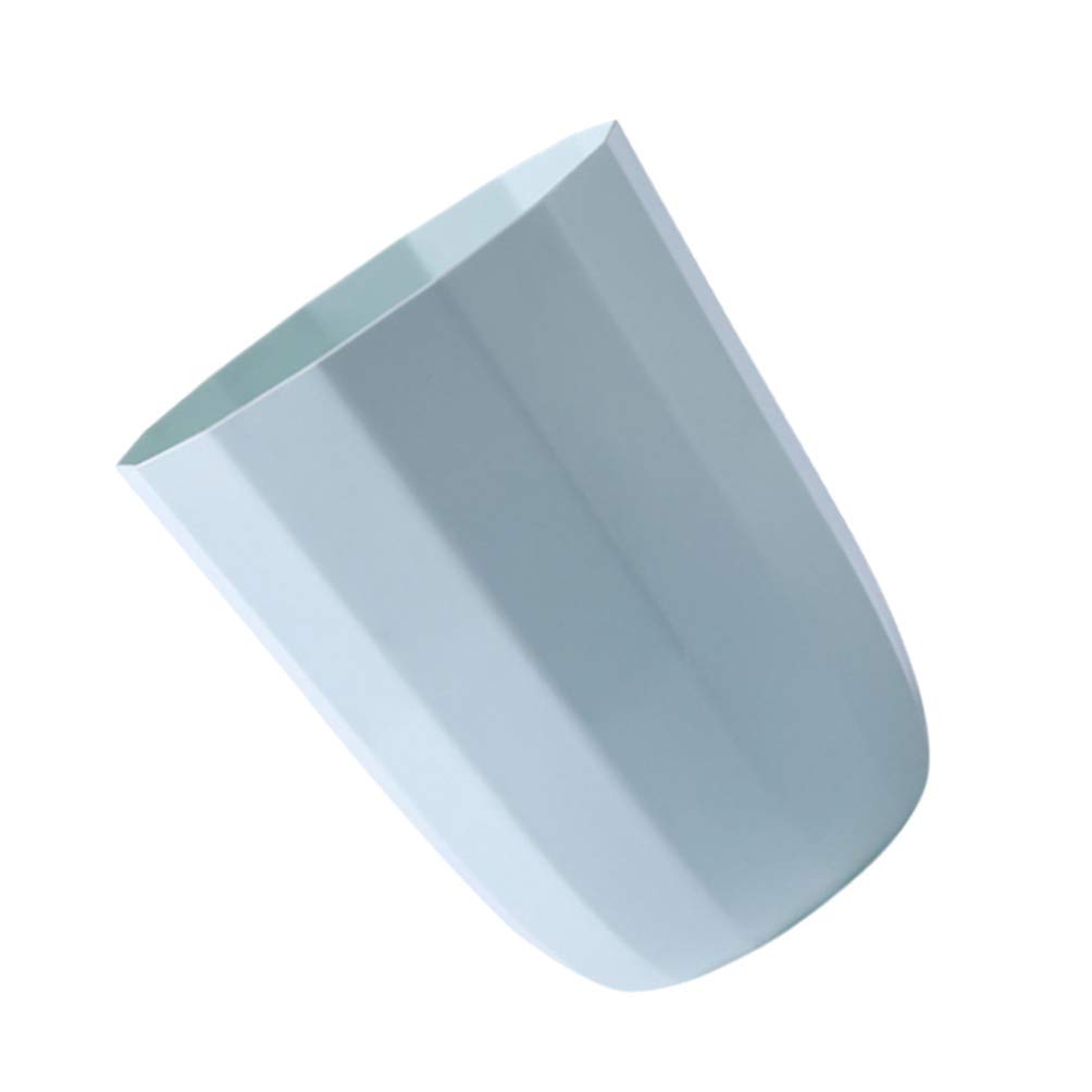 Open Top Plastic Trash Can - Small Waste Basket for Bathroom, Bedroom, Kitchen, Office, Dorm | Indoor/Outdoor Use | Perfect for Home, College & Household Organization