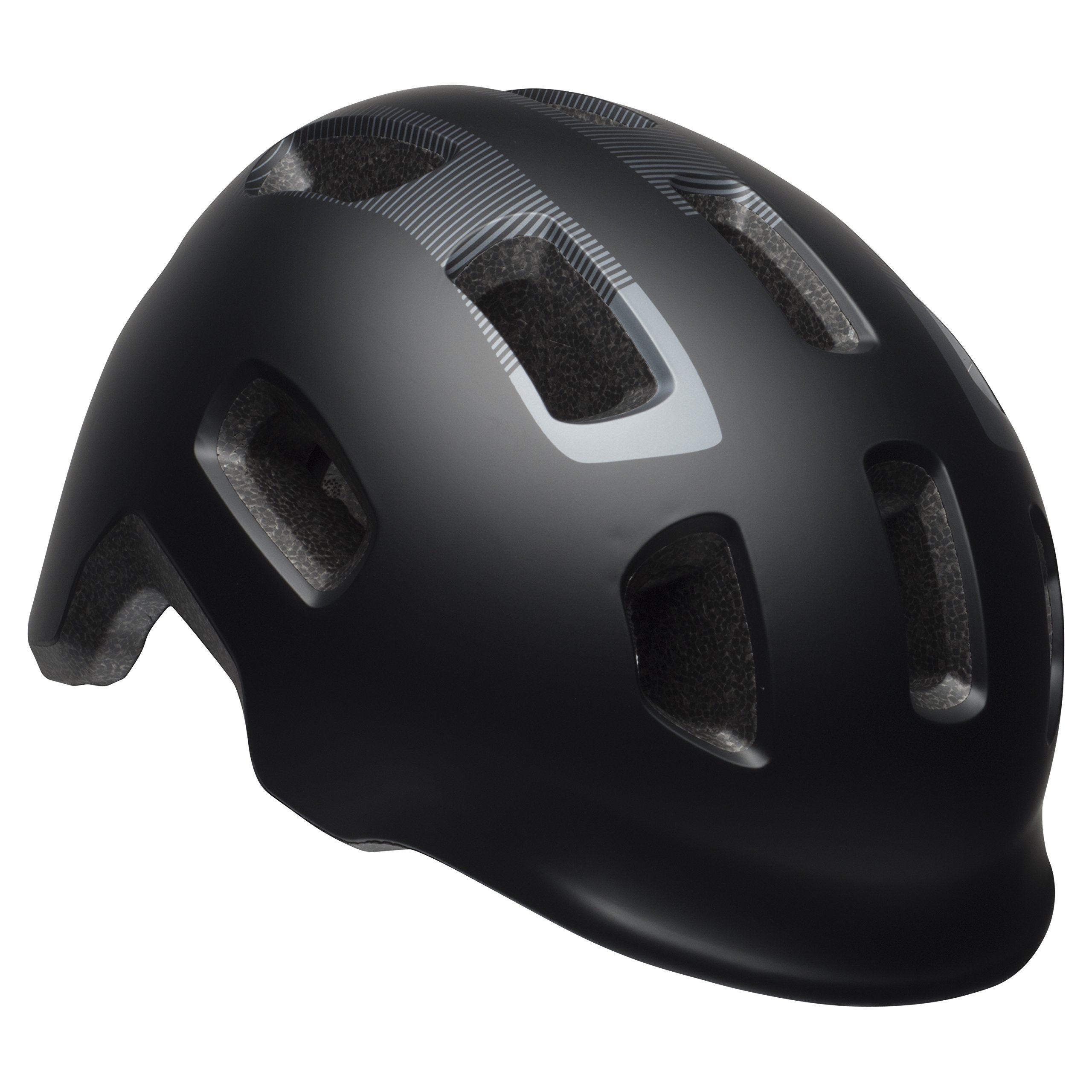 BELL Ripley Adult Bike Helmet for Men & Women - Lightweight, Ventilated Cycling Helmet with Adjustable Fit - Matte Black & Titanium - Perfect for Road Biking, Mountain Biking & Commuting