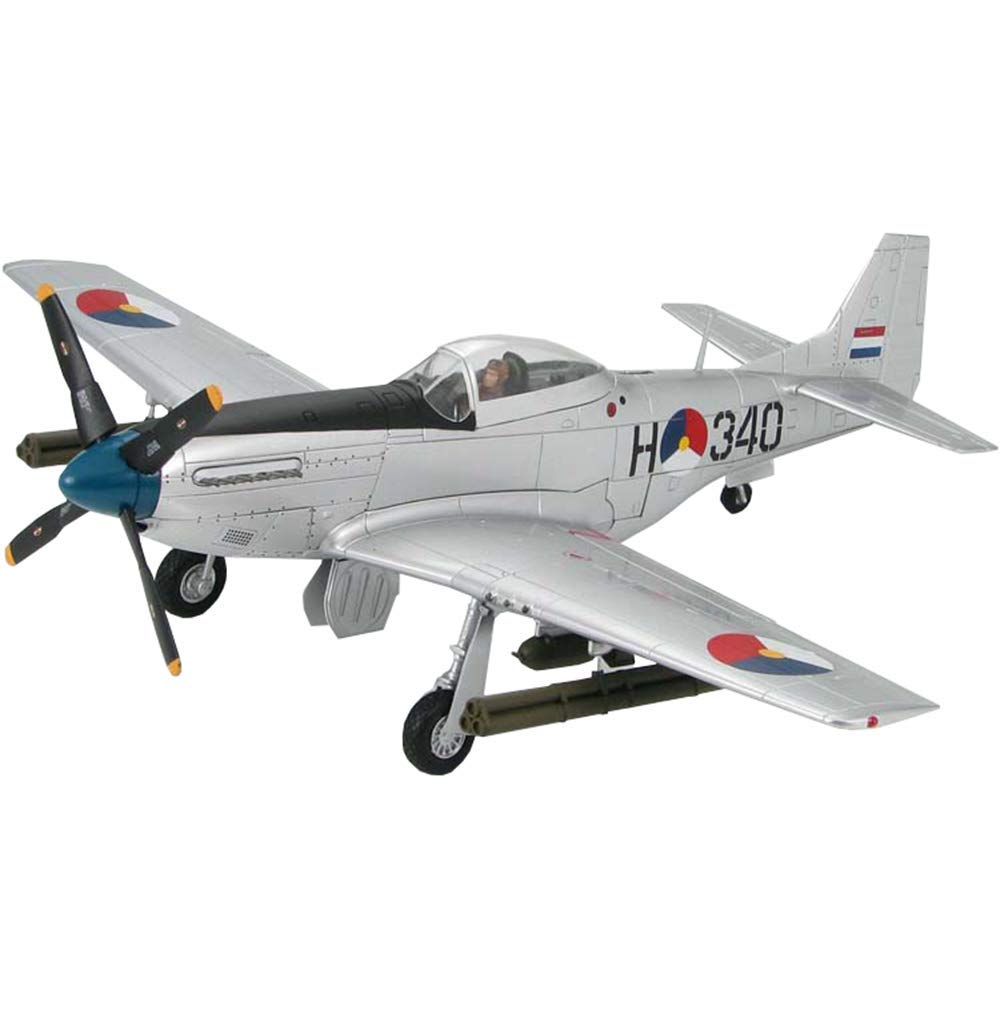 1/48 Scale P-51D Mustang Fighter Aircraft Model - Dutch East Indies Air Force 1946 - Alloy Military Collectible (8.1