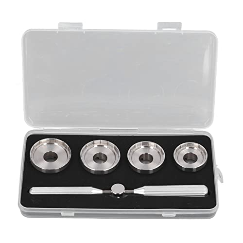 Stainless Steel Watch Case Back Opener & Cover Remover Tool Kit - Professional Watch Repair Tool for Battery Replacement & Maintenance - Perfect for Watchmakers, Jewelers & DIY Enthusiasts (Home & Workshop Use)