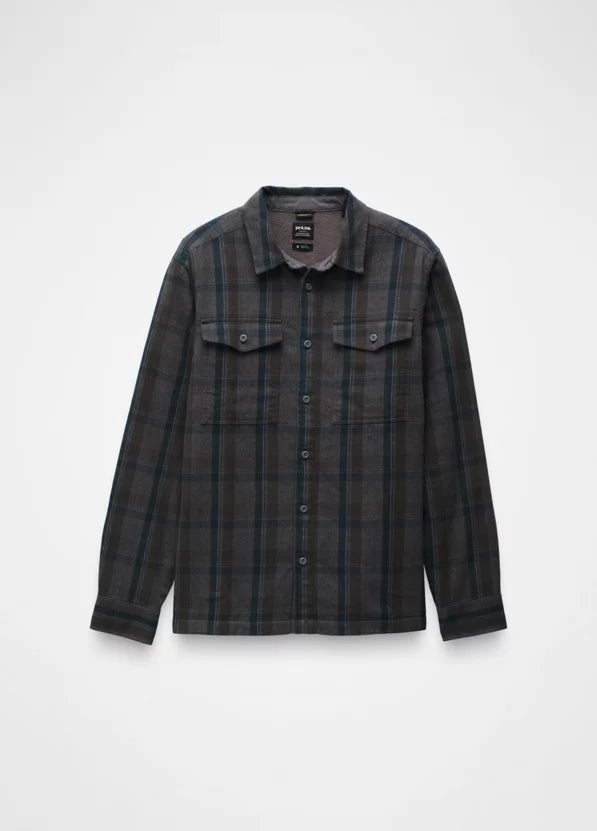 Premium Men's Copper Skies Lined Flannel Shirt - Soft & Warm Plaid Flannel for Fall & Winter - Perfect for Outdoor Camping, Hiking & Casual Wear
