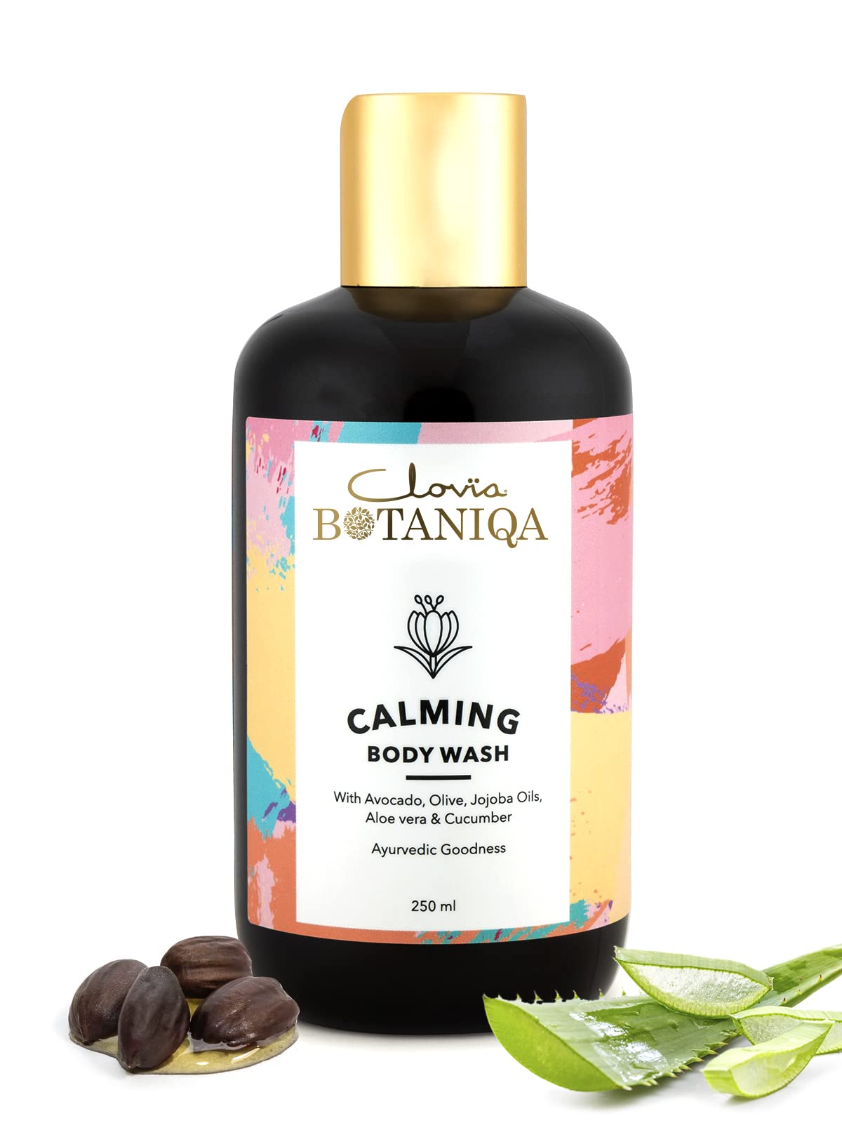Clovia Botaniqa Natural Ingredient Body Wash for Dry & Sensitive Skin - Soothing & Calming Shower Gel with Plant Extracts | Perfect for Relaxing Bath & Stress Relief