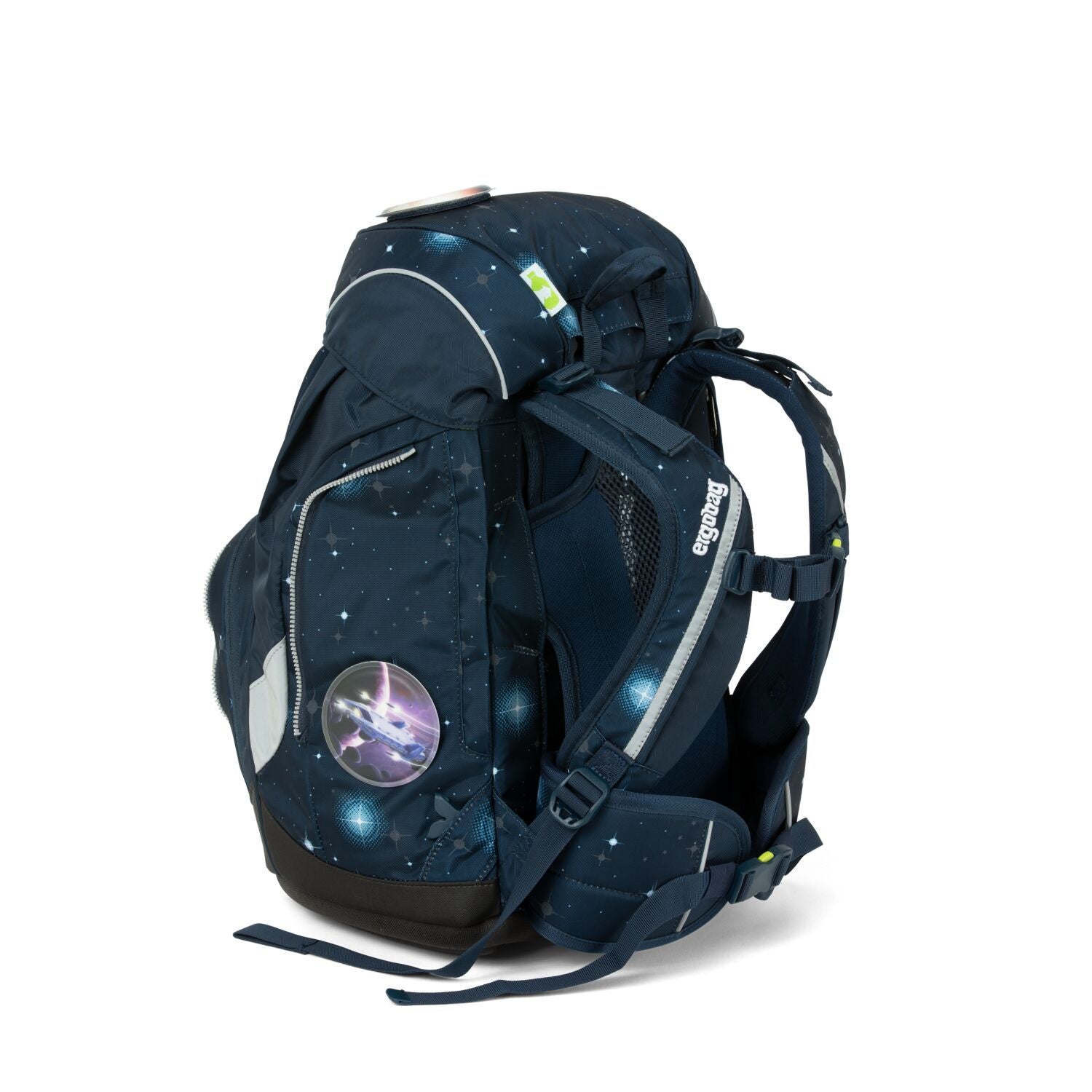 Ergobag Pack School Backpack 6-Piece Set - AtmosBear Glow Edition | Lightweight Kids Bookbag for Boys & Girls | Perfect for School, Travel & Outdoor Adventures