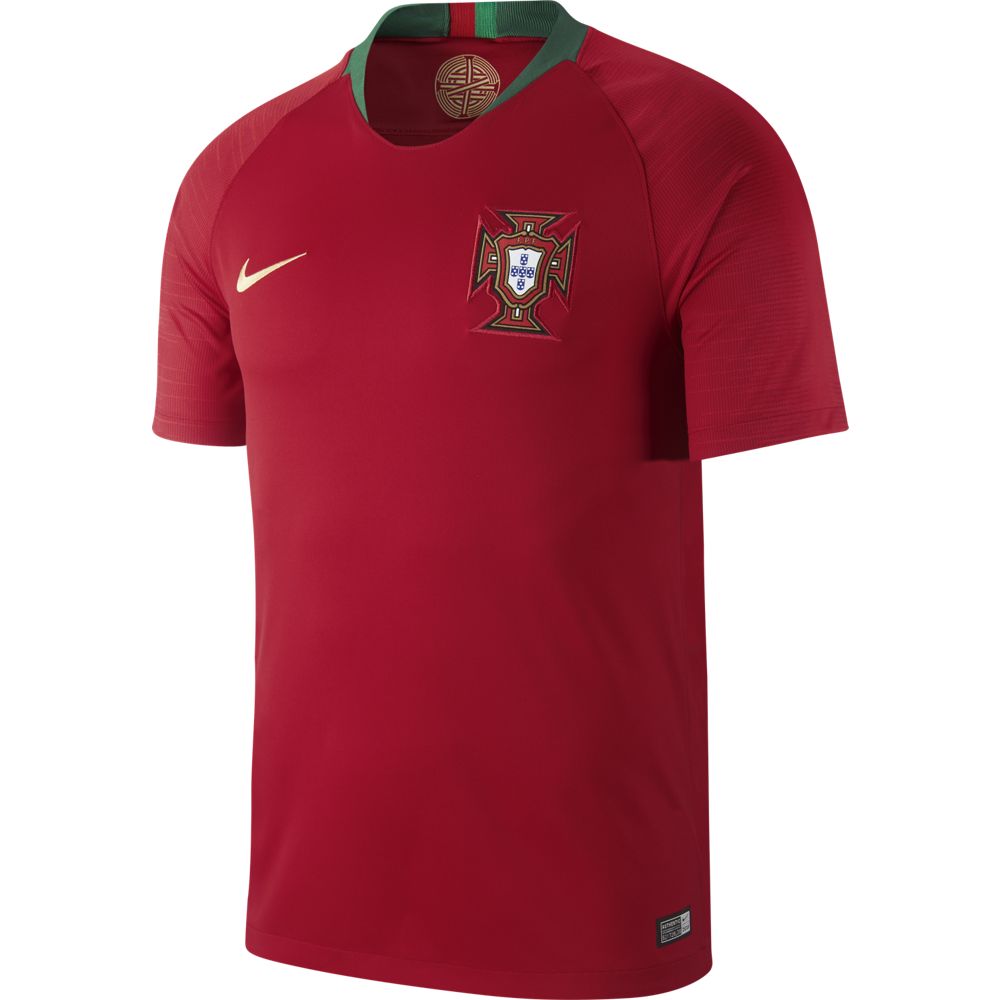 Nike Portugal 2018 Home Stadium Jersey - Authentic Football Soccer Jersey for Men - Cristiano Ronaldo CR7 Fan Jersey - Perfect for Matches, Training & Fan Support