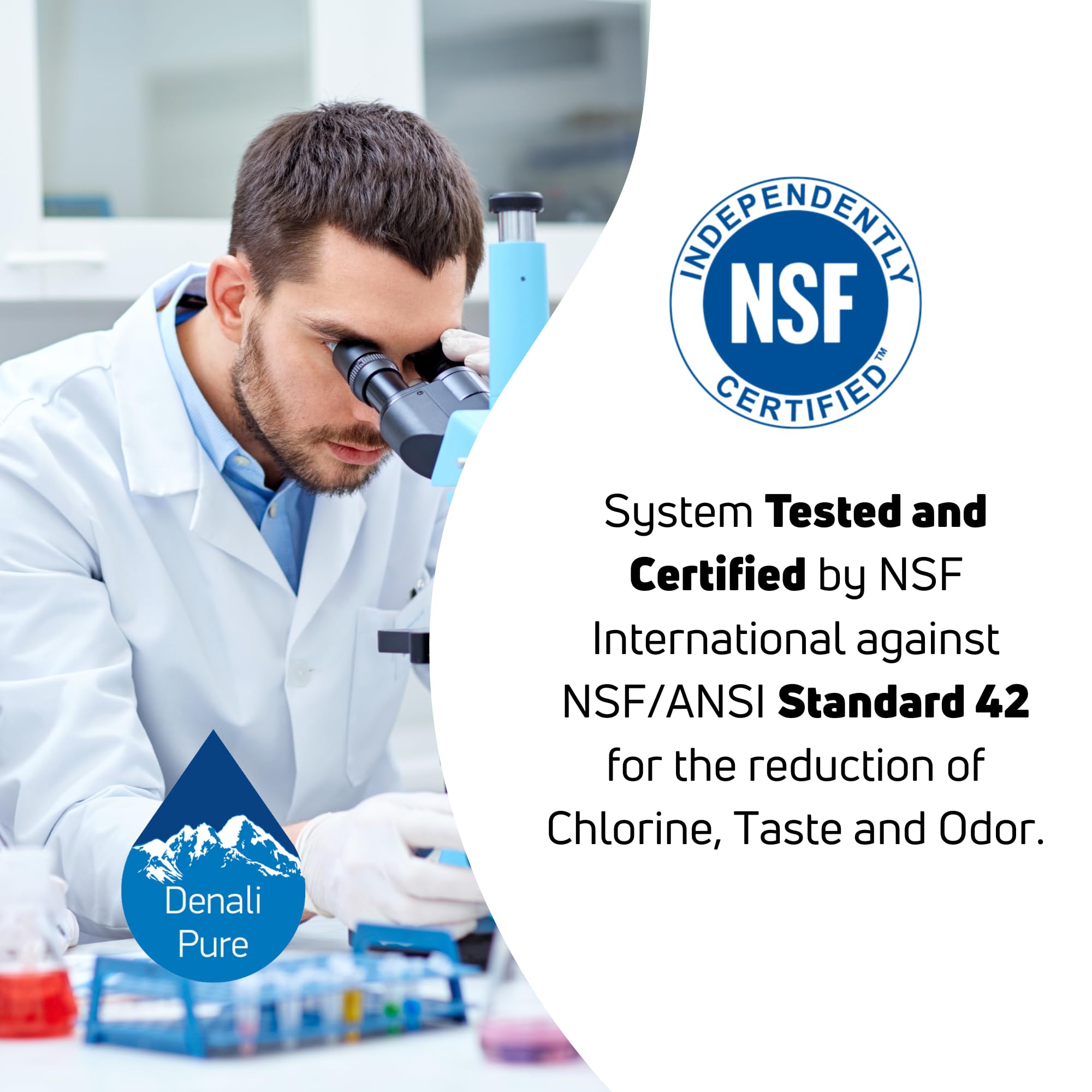GE Refrigerator Water Filter Replacement - Compatible with PGSS5PJXASS & GSWF Models | NSF Certified | Reduces Contaminants | Perfect for Clean Drinking Water & Ice Making