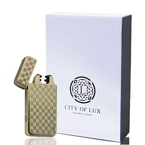 USB Rechargeable Windproof Electric Lighter for Camping & Outdoors