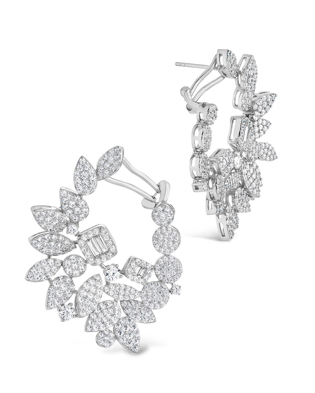 Rosie CZ Drop Stud Earrings for Women – Elegant Cubic Zirconia Dangle Earrings for Party, Wedding & Everyday Wear