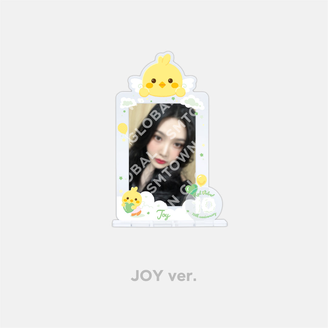 Red Velvet 10th Anniversary Acrylic Character Stand Set - K-Pop Collectible Display for Fans, Home Decor & Office Desk Accessories
