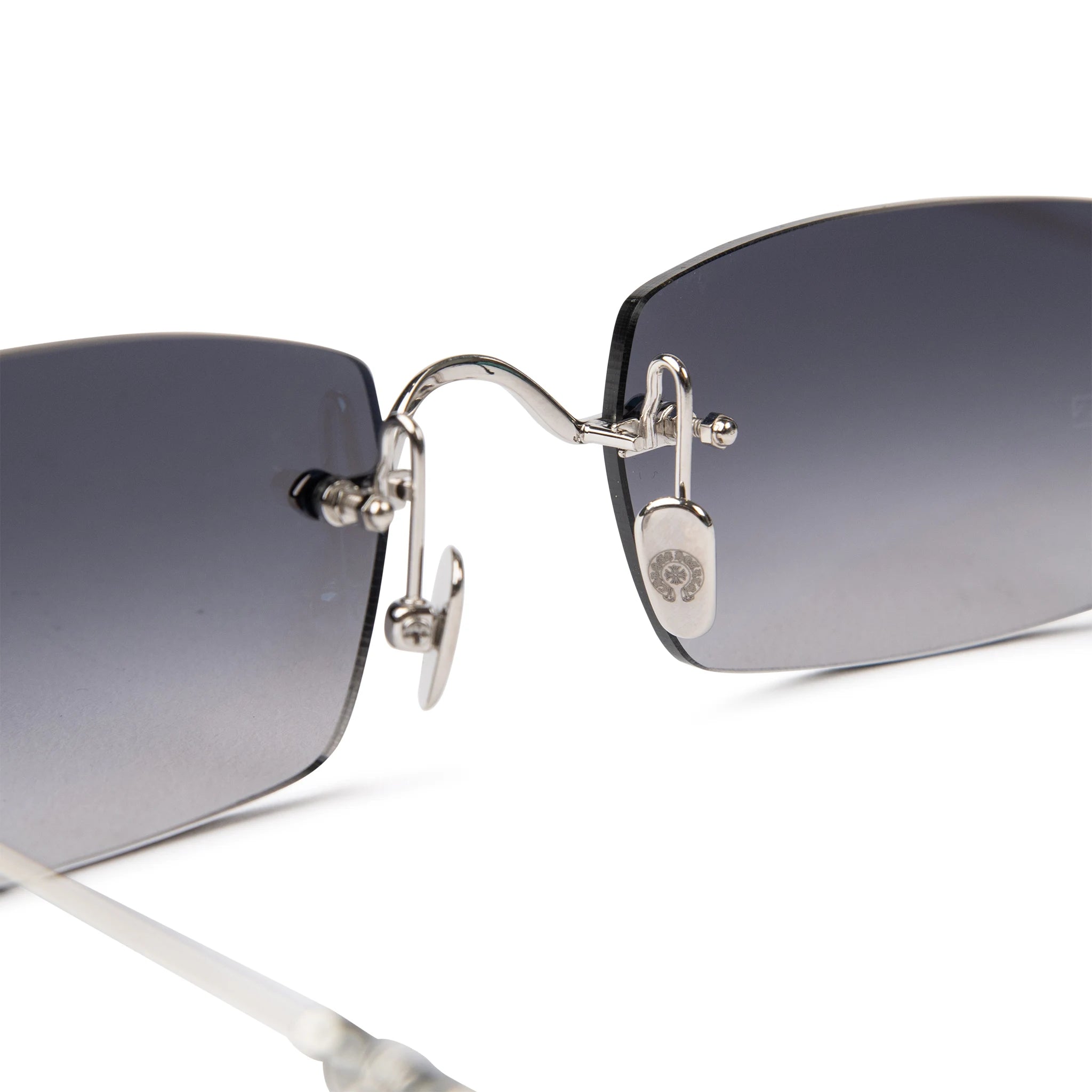Chrome Hearts Pills III Silver Black Sunglasses - Luxury Designer Shades for Men & Women - UV Protection - Perfect for Outdoor Activities, Travel & Fashion Statements