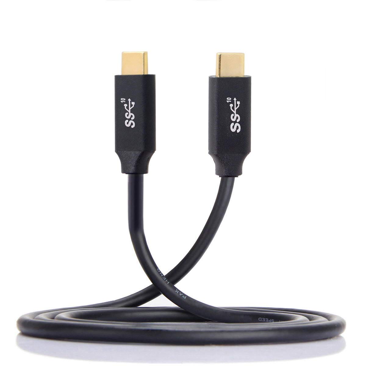 High-Speed 10Gbps USB-C to USB-C Cable 3.1 Gen2 (50-200cm) - 100W Fast Charging & Data Sync with E-Marker - Perfect for MacBook Pro, iPad Pro & Galaxy Devices